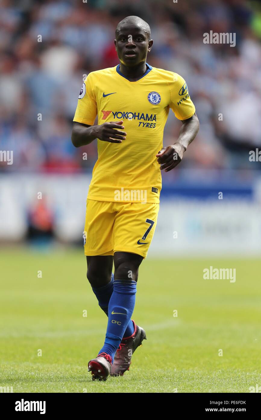 N'GOLO KANTE CHELSEA FC HUDDERSFIELD TOWN FC V CHELSEA FC, PREMIER LEAGUE  JOHN SMITH'S STADIUM, HUDDERSFIELD, ENGLAND 11 August 2018 GBC10601  STRICTLY EDITORIAL USE ONLY. If The Player/Players Depicted In This Image