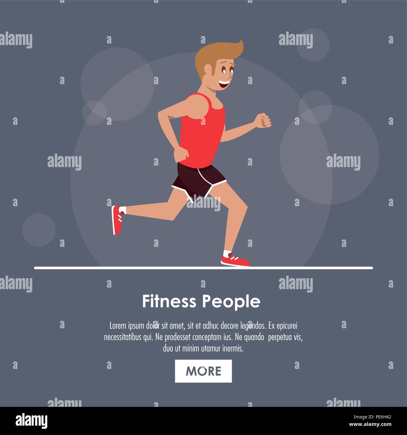 Fitness people poster Stock Vector Image & Art - Alamy