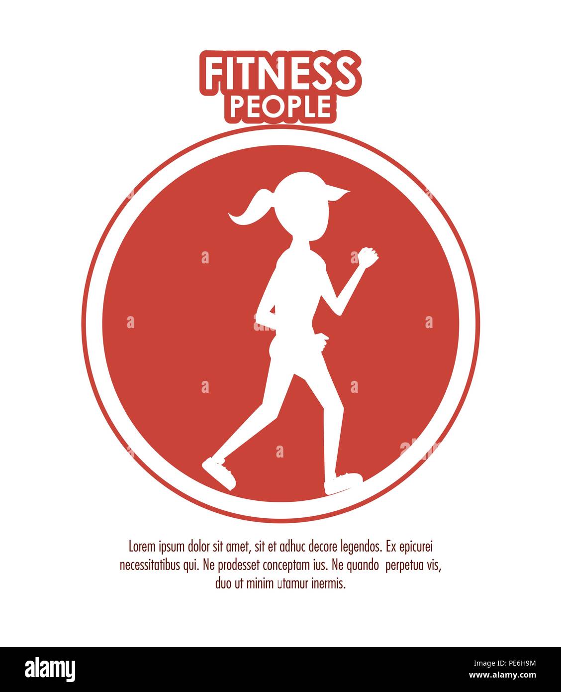 Fitness people poster Stock Vector Image & Art - Alamy