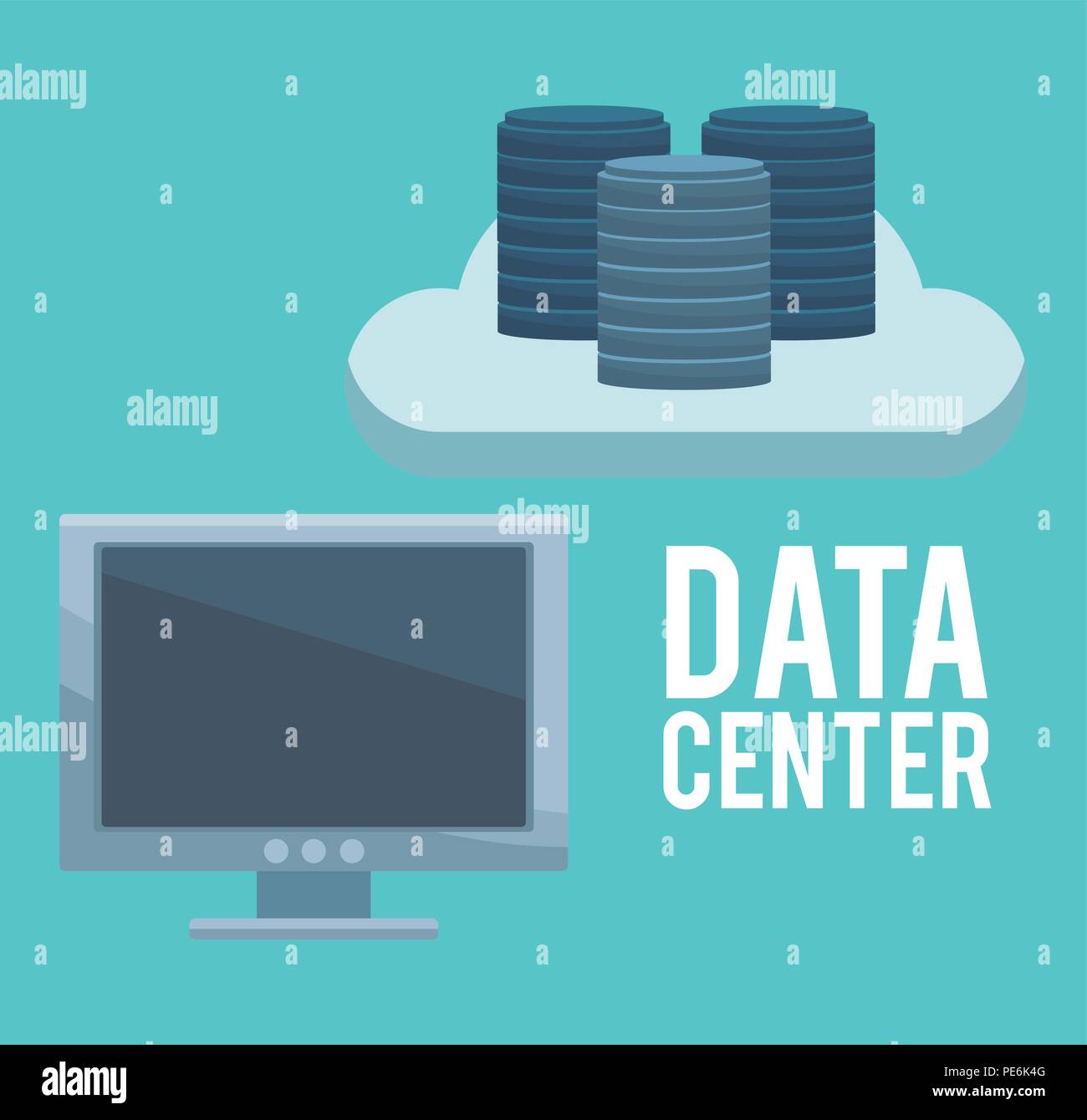 Data center technology Stock Vector Image & Art - Alamy
