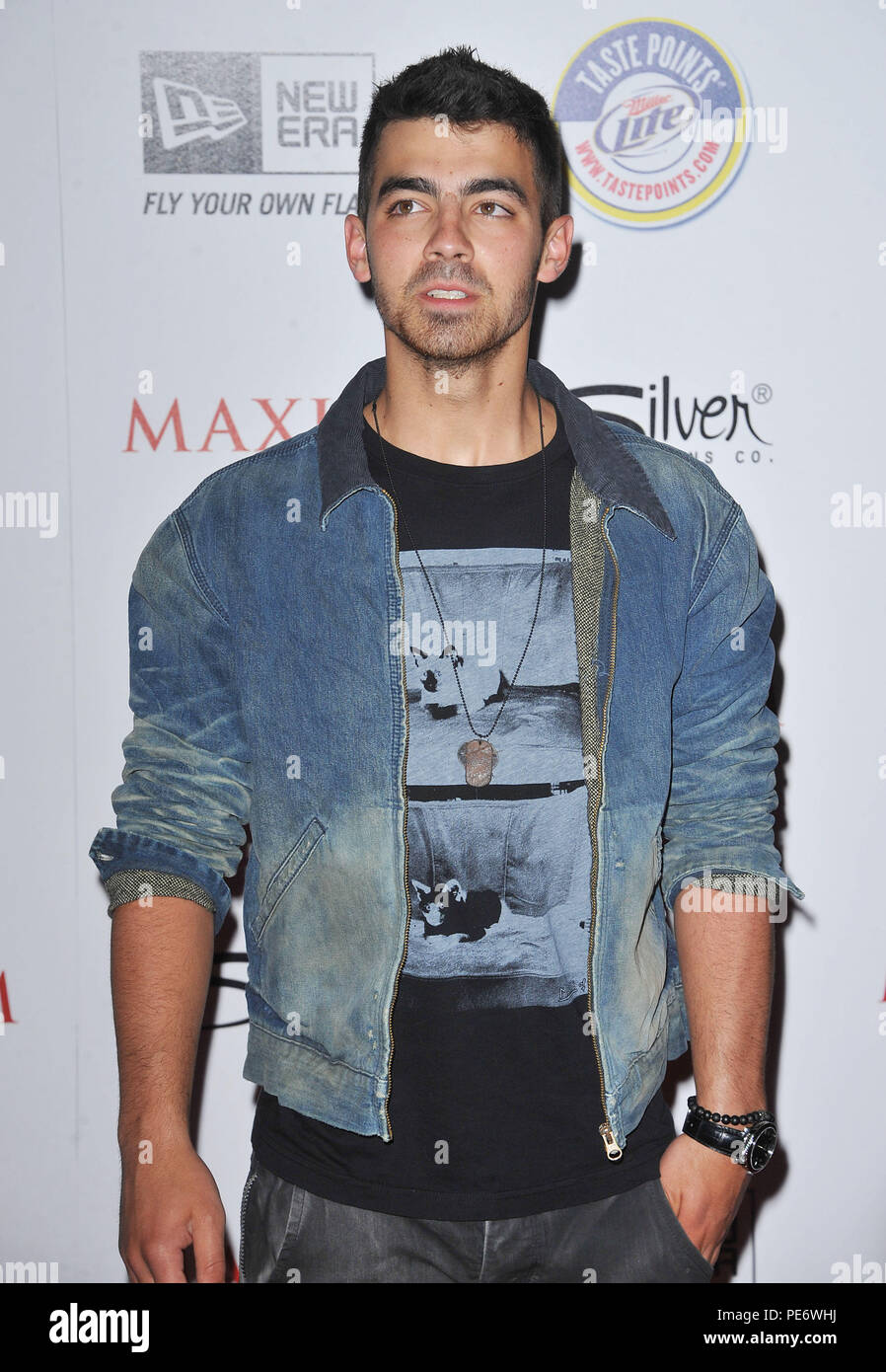 Joe Jonas at the Maxim Magazine Hot 100 Party at the Eden Nightclub in Los Angeles. Event in Hollywood Life - California, Red Carpet Event, USA, Film Industry, Celebrities, Photography, Arts Culture and Entertainment, Topix Celebrities fashion, Best of, Hollywood Life, Event in Hollywood Life - California, Red Carpet and backstage, movie celebrities, TV celebrities, Music celebrities, , Bestof, Arts Culture and Entertainment, vertical, one person, Photography,   Three Quarters, 2011 inquiry tsuni@Gamma-USA.com , Credit Tsuni / USA, Stock Photo