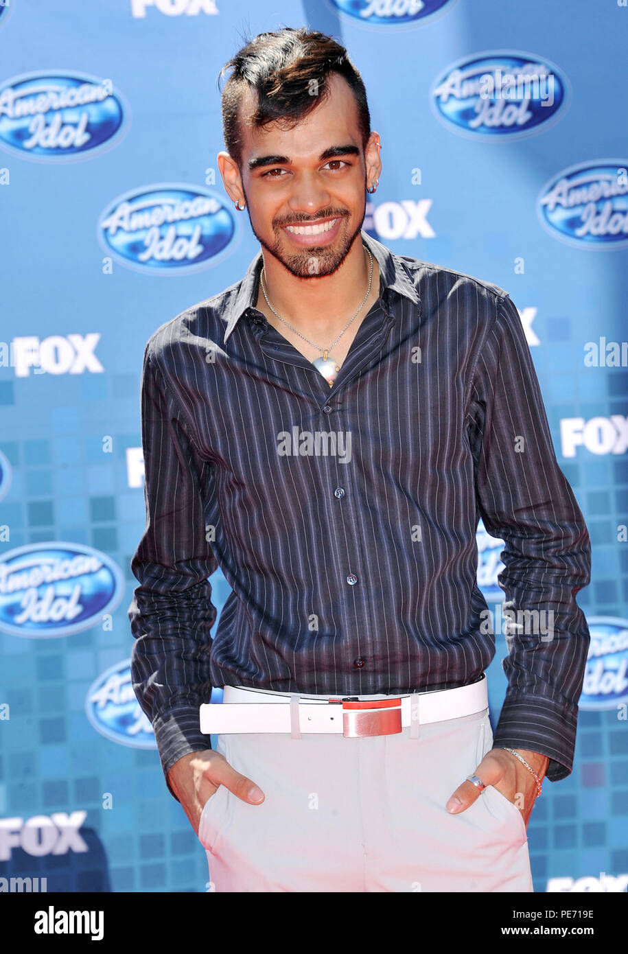 Sanjaya Malakar  at American Idol 2011 - Finale at the Nokia Theatre In Los Angeles. Event in Hollywood Life - California, Red Carpet Event, USA, Film Industry, Celebrities, Photography, Arts Culture and Entertainment, Topix Celebrities fashion, Best of, Hollywood Life, Event in Hollywood Life - California, Red Carpet and backstage, movie celebrities, TV celebrities, Music celebrities, , Bestof, Arts Culture and Entertainment, vertical, one person, Photography,   Three Quarters, 2011 inquiry tsuni@Gamma-USA.com , Credit Tsuni / USA, Stock Photo