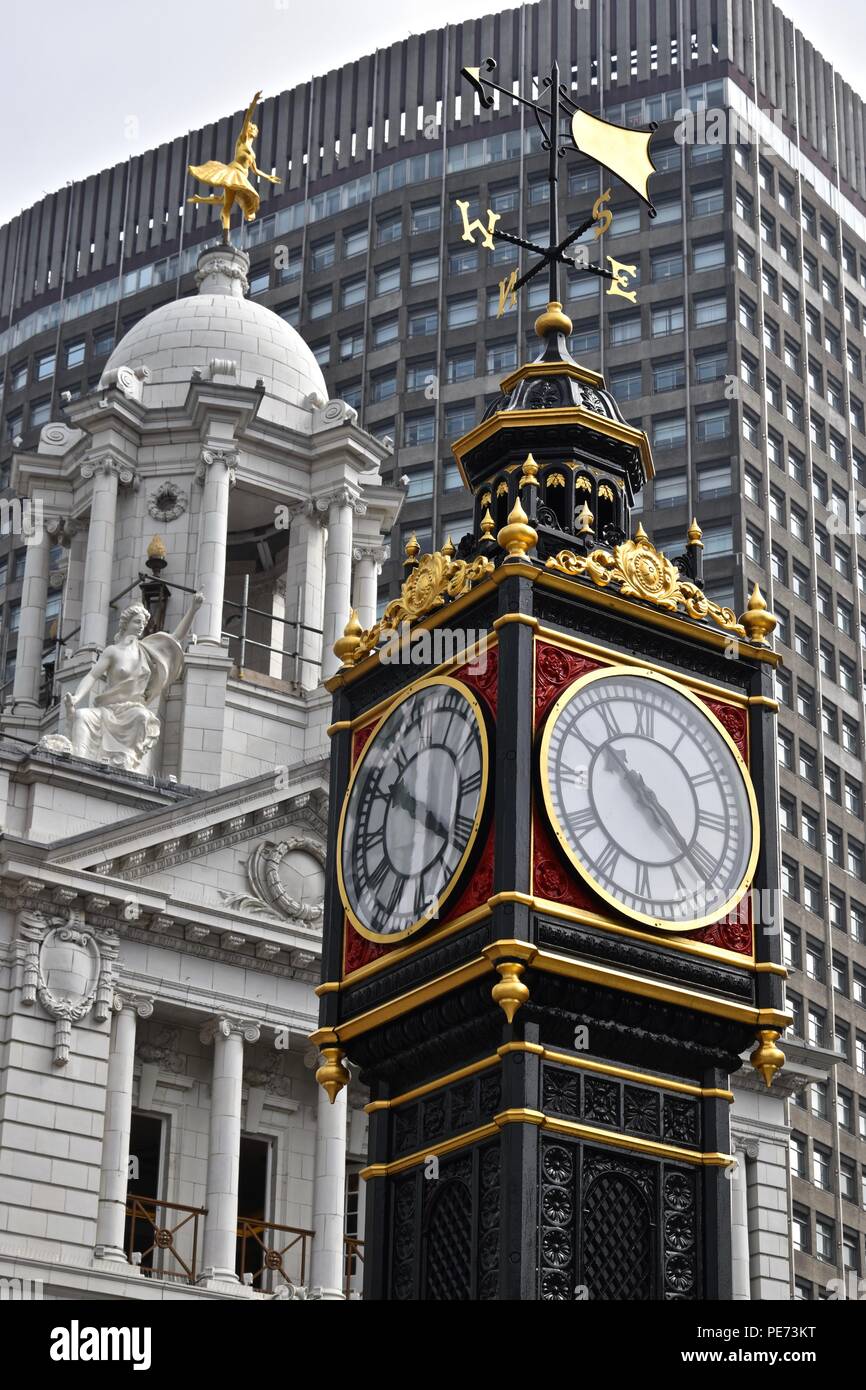 Little Ben, the iconic clock tower in Victoria Square, City of