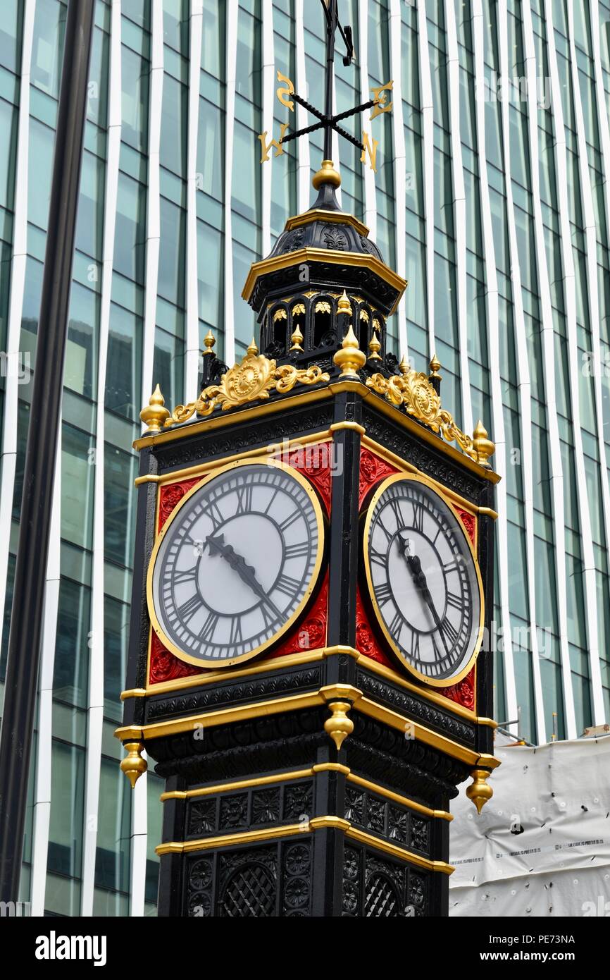 Little Ben, the iconic clock tower in Victoria Square, City of