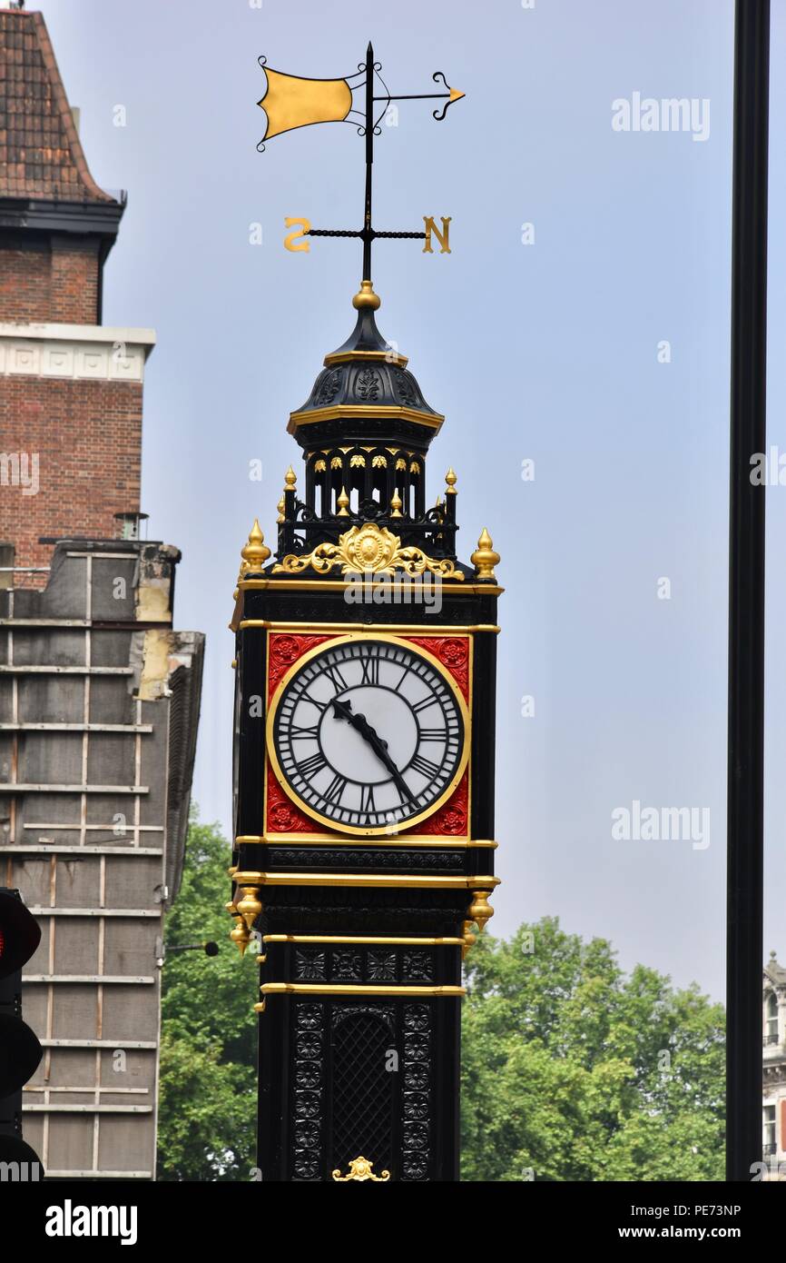 Little Ben, the iconic clock tower in Victoria Square, City of