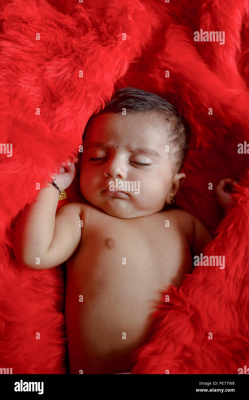 cute Indian baby girl Stock Photo - Alamy