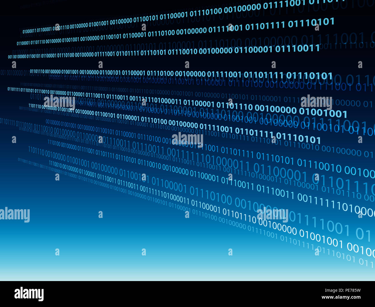 Man with binary code numbers hi-res stock photography and images - Alamy