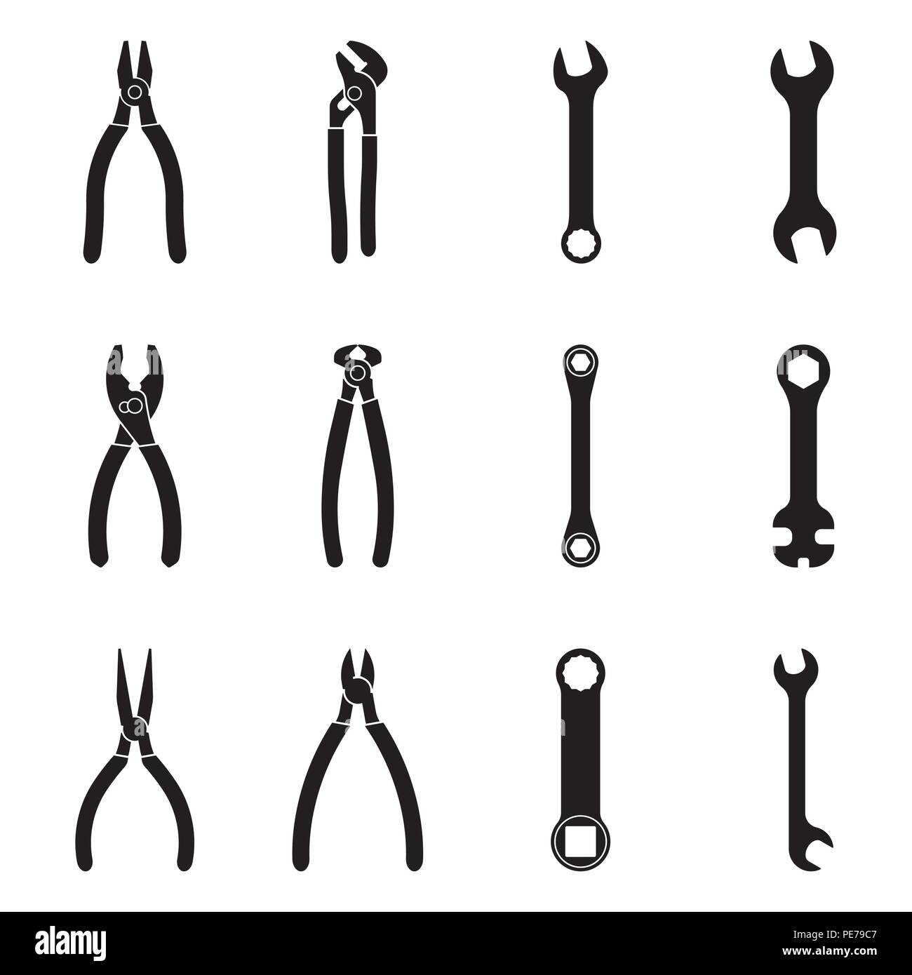Pliers Stock Vector Images Alamy