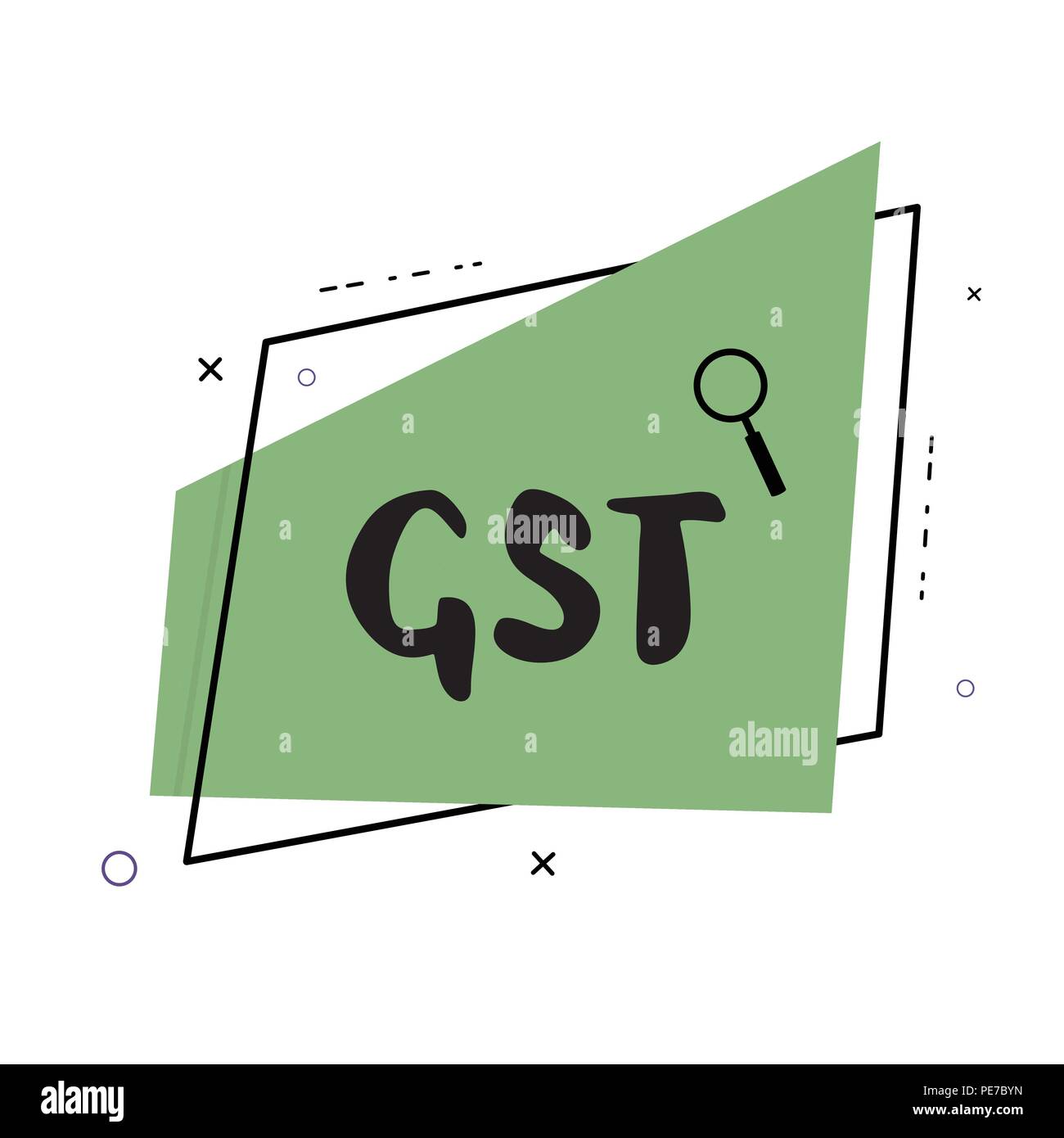 GST banner. Vector illustration Stock Vector Image & Art Alamy
