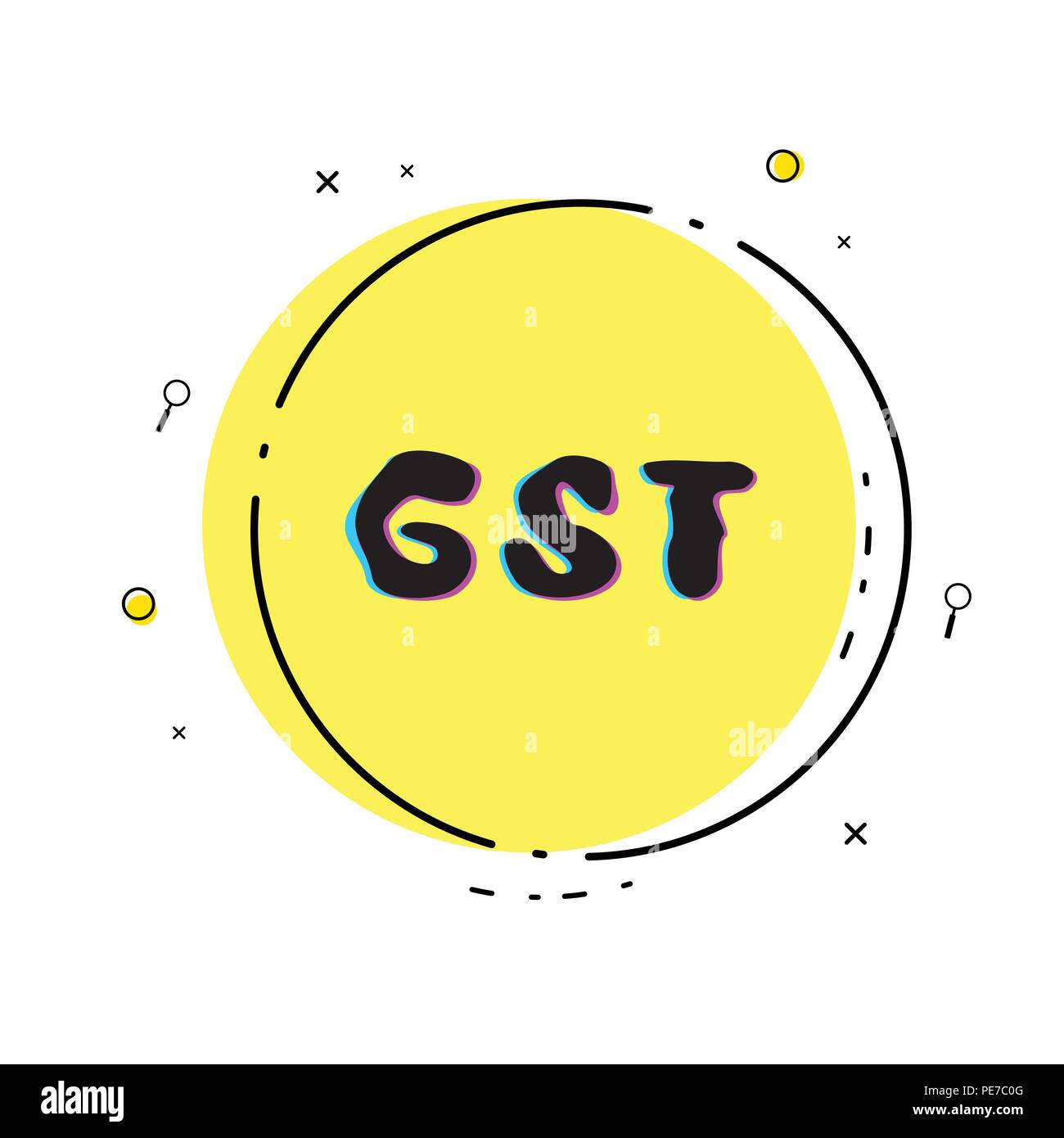 GST banner. Vector illustration Stock Vector Image & Art Alamy