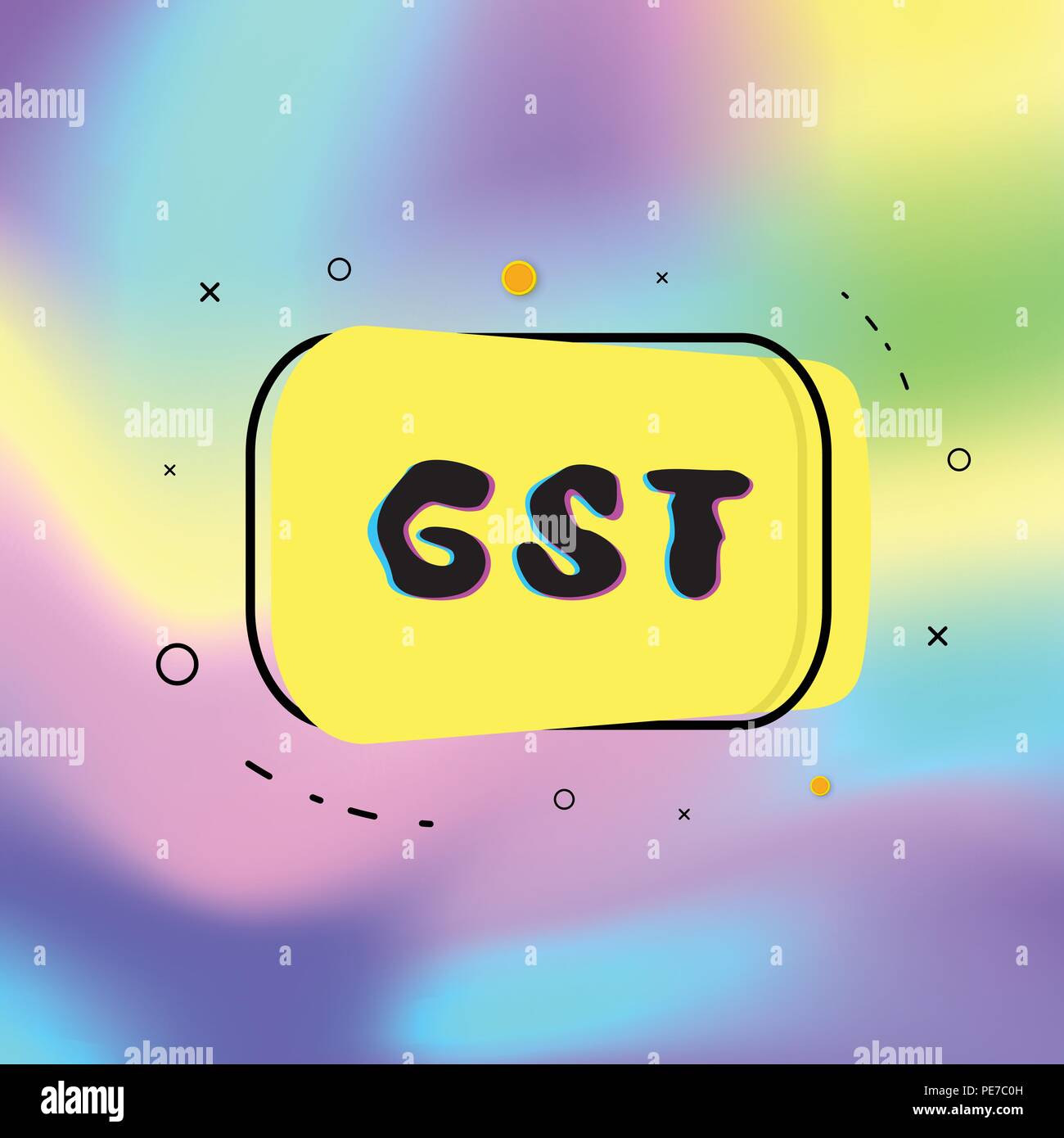 GST banner. Vector illustration Stock Vector Image & Art Alamy