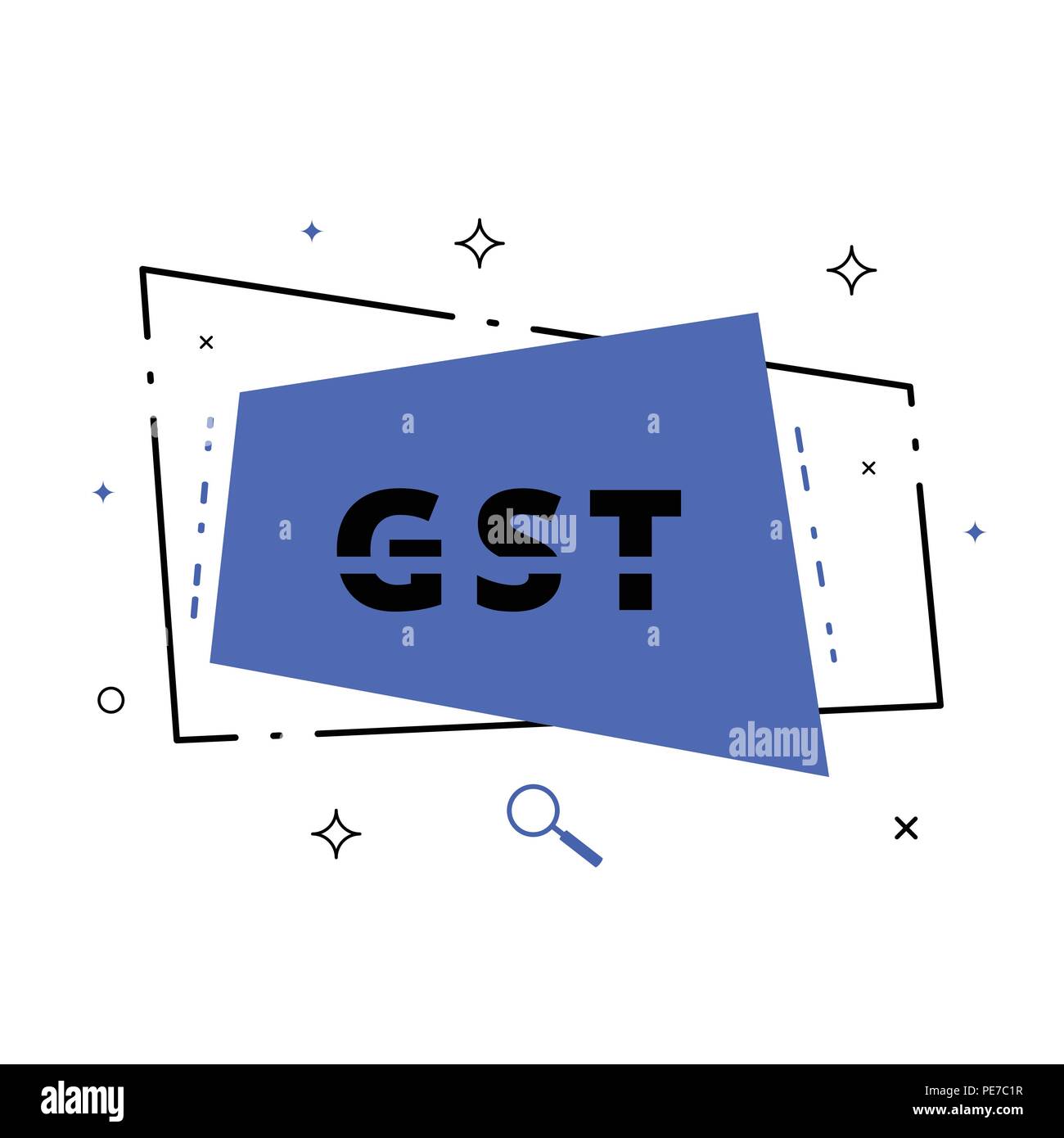 GST banner. Vector illustration Stock Vector Image & Art Alamy
