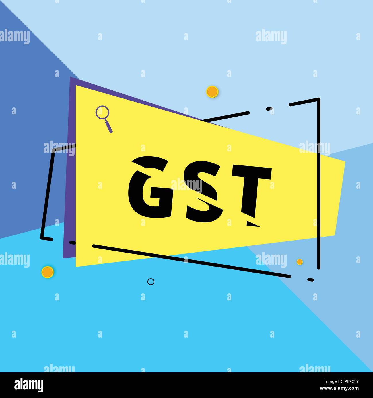 GST banner. Vector illustration Stock Vector Image & Art Alamy