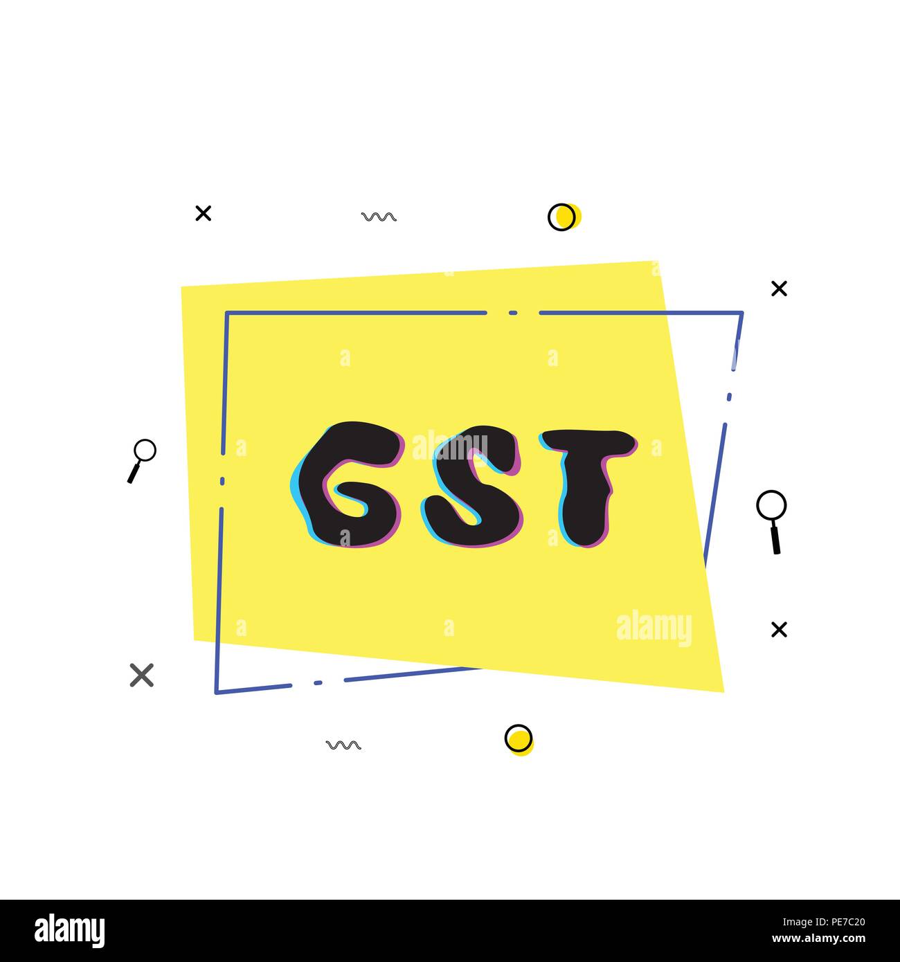 GST banner. Vector illustration Stock Vector Image & Art Alamy