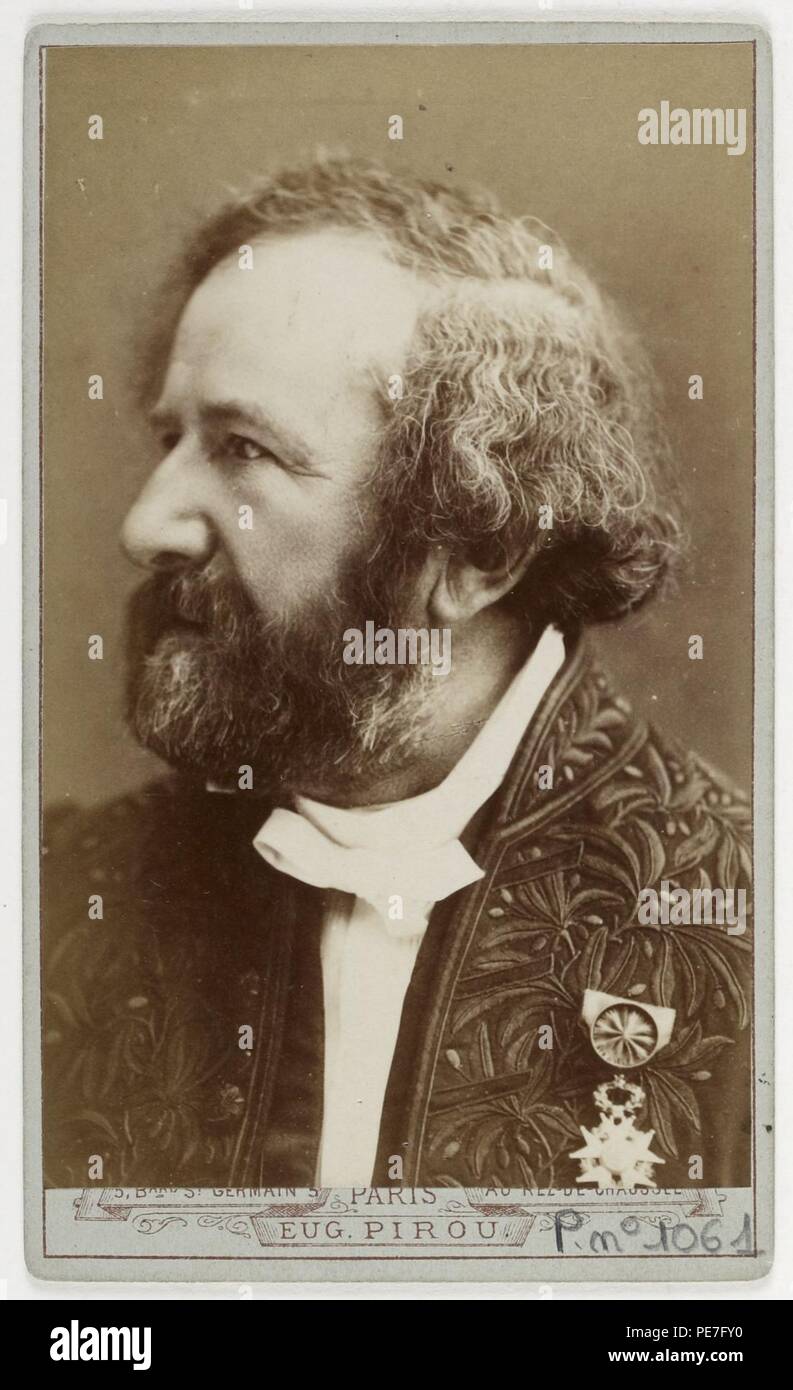 Armand Hippolyte Louis Fizeau by Eugène Pirou - Original. Stock Photo