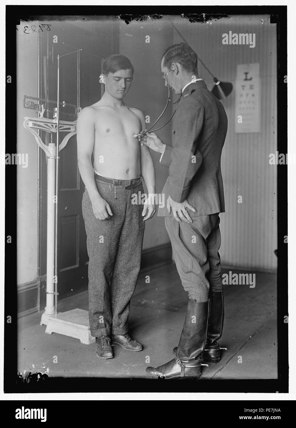 Physical examination Black and White Stock Photos & Images Alamy
