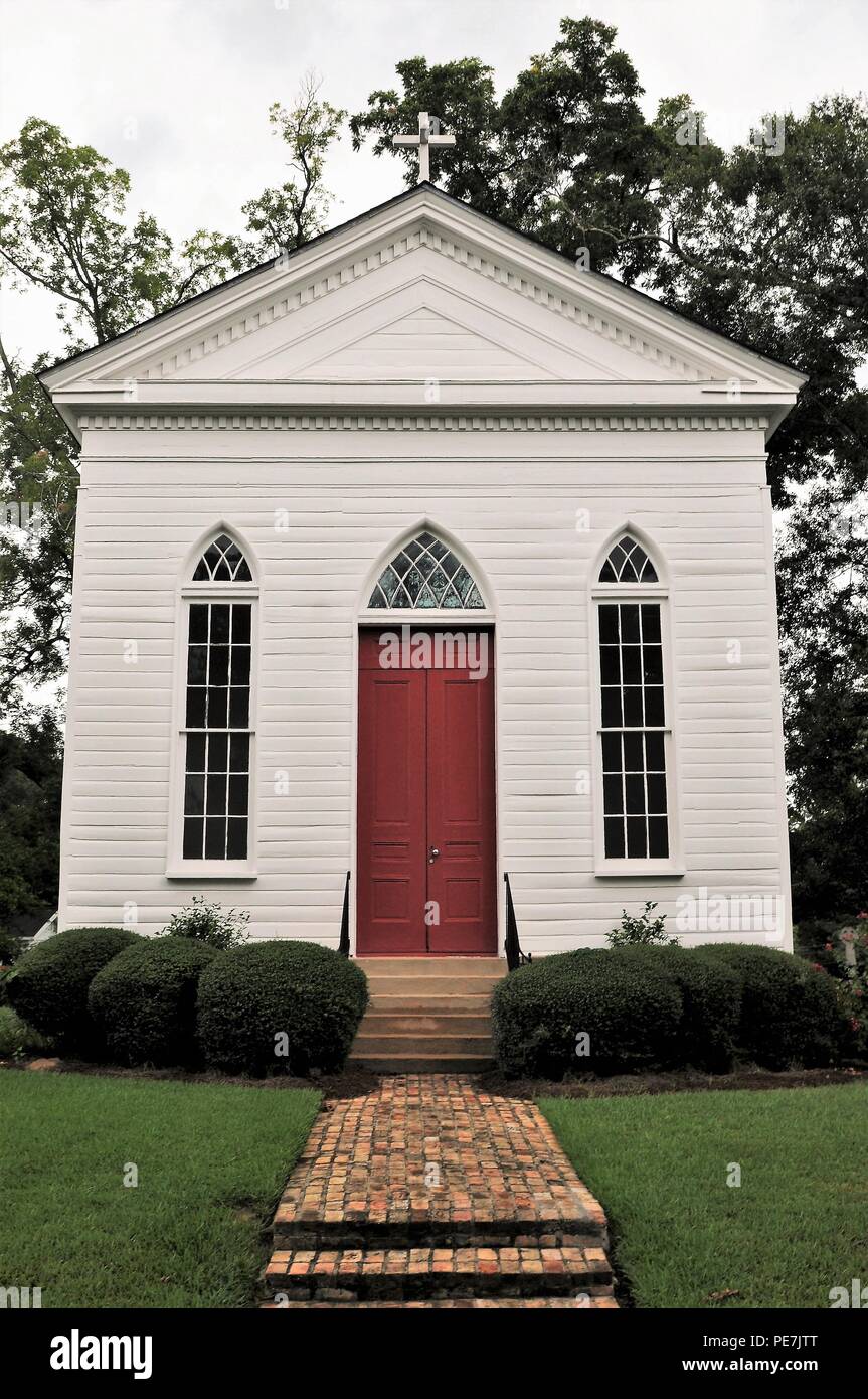 St. Marks an antebellum Episcopal Church in Raymond, Mississippi. Used