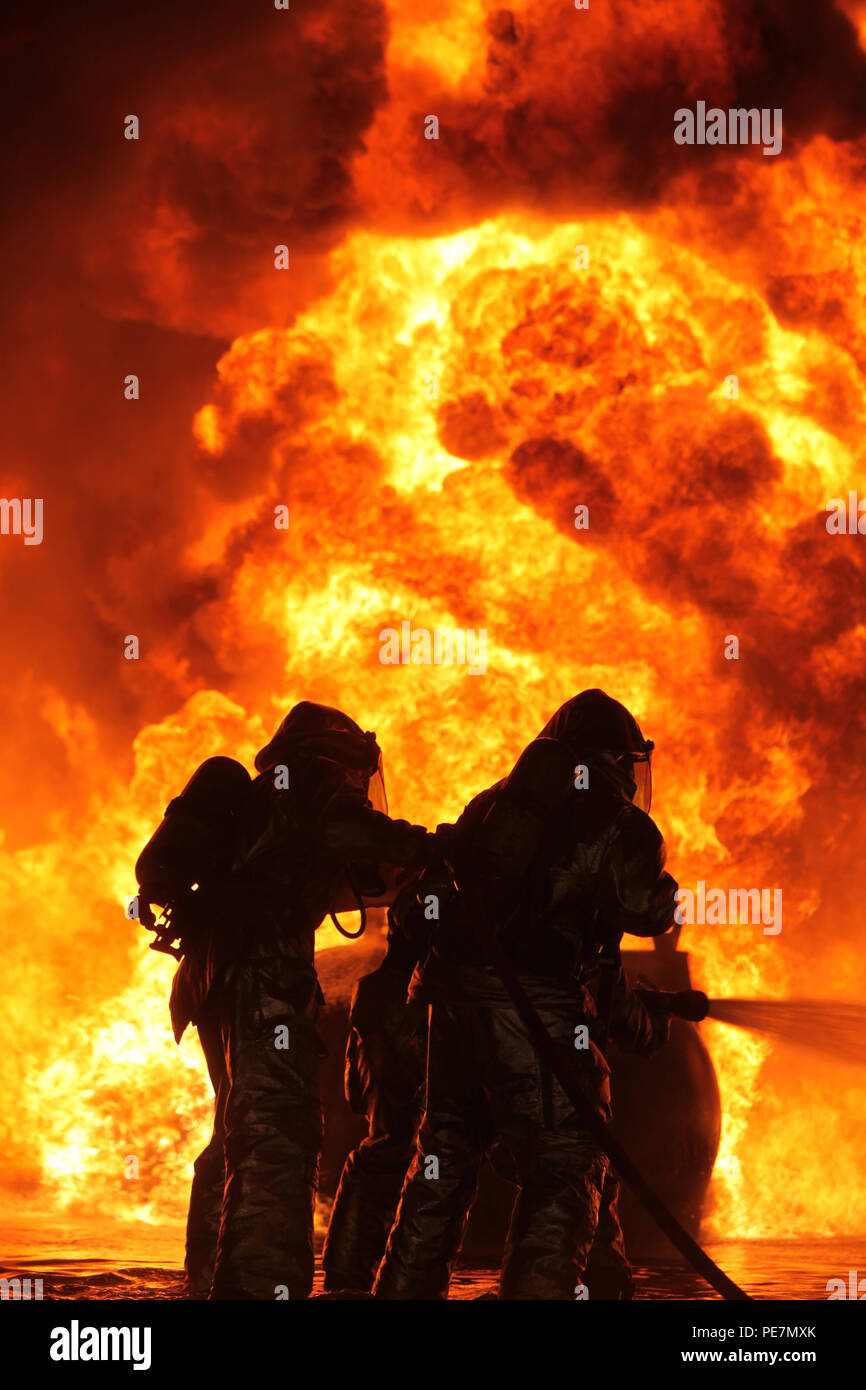 Usmc Ranger Fire Aircraft Rescue Firefighting Marines extinguish a fuel fire during fuel ...