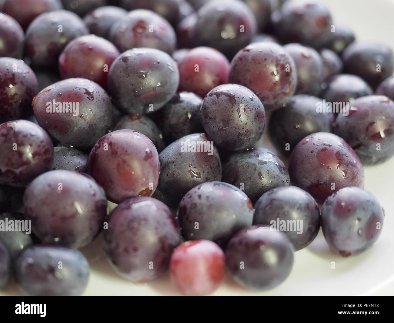 Korean fruit organic grapes Stock Photo Alamy