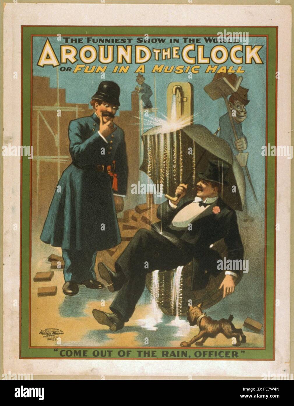 Around the clock, or Fun in a music hall the funniest show in the world ...