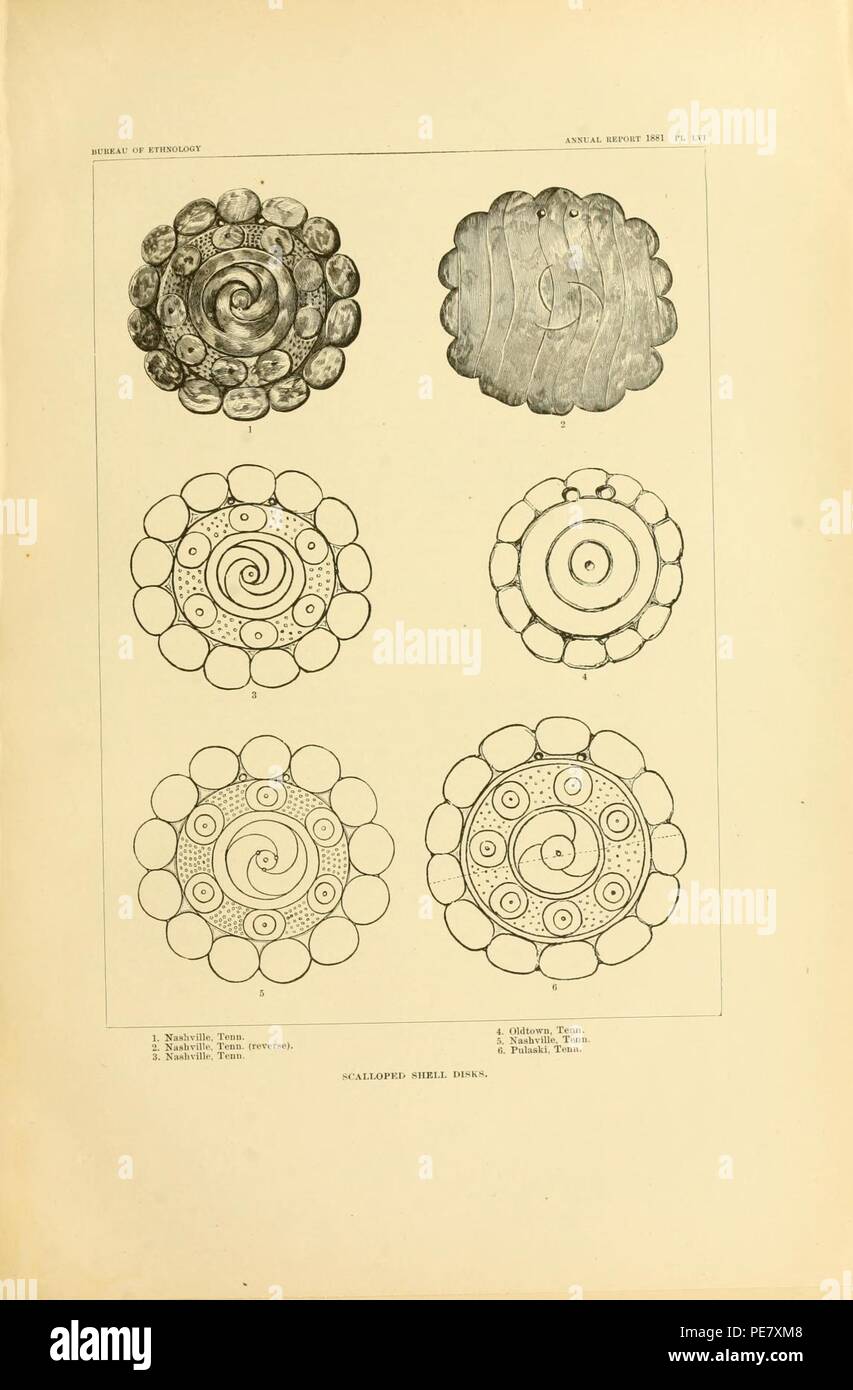 Art in shell of the ancient Americans Stock Photo - Alamy