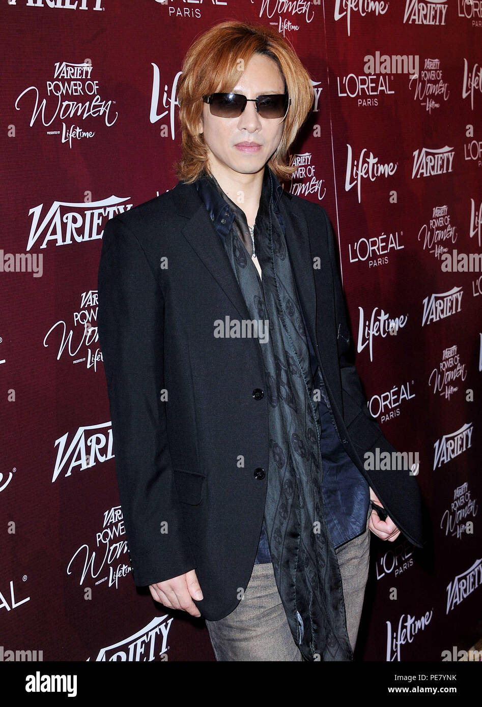 Yoshiki at the VarietyÕs 3rd Annual Power of Women Luncheon in Beverly