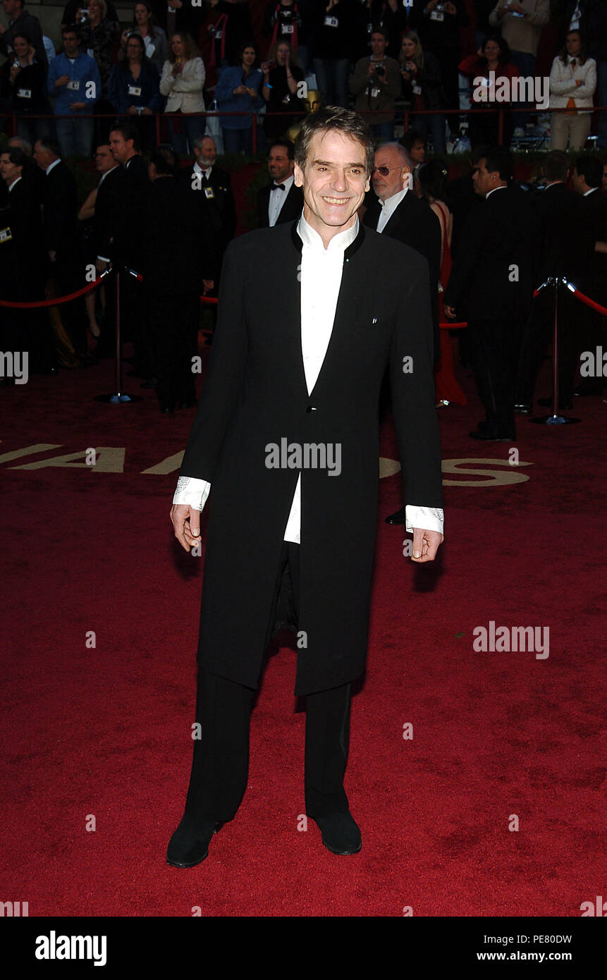 Jeremy Irons arriving at the 77th annual Oscar's. IronsJeremy078 Red
