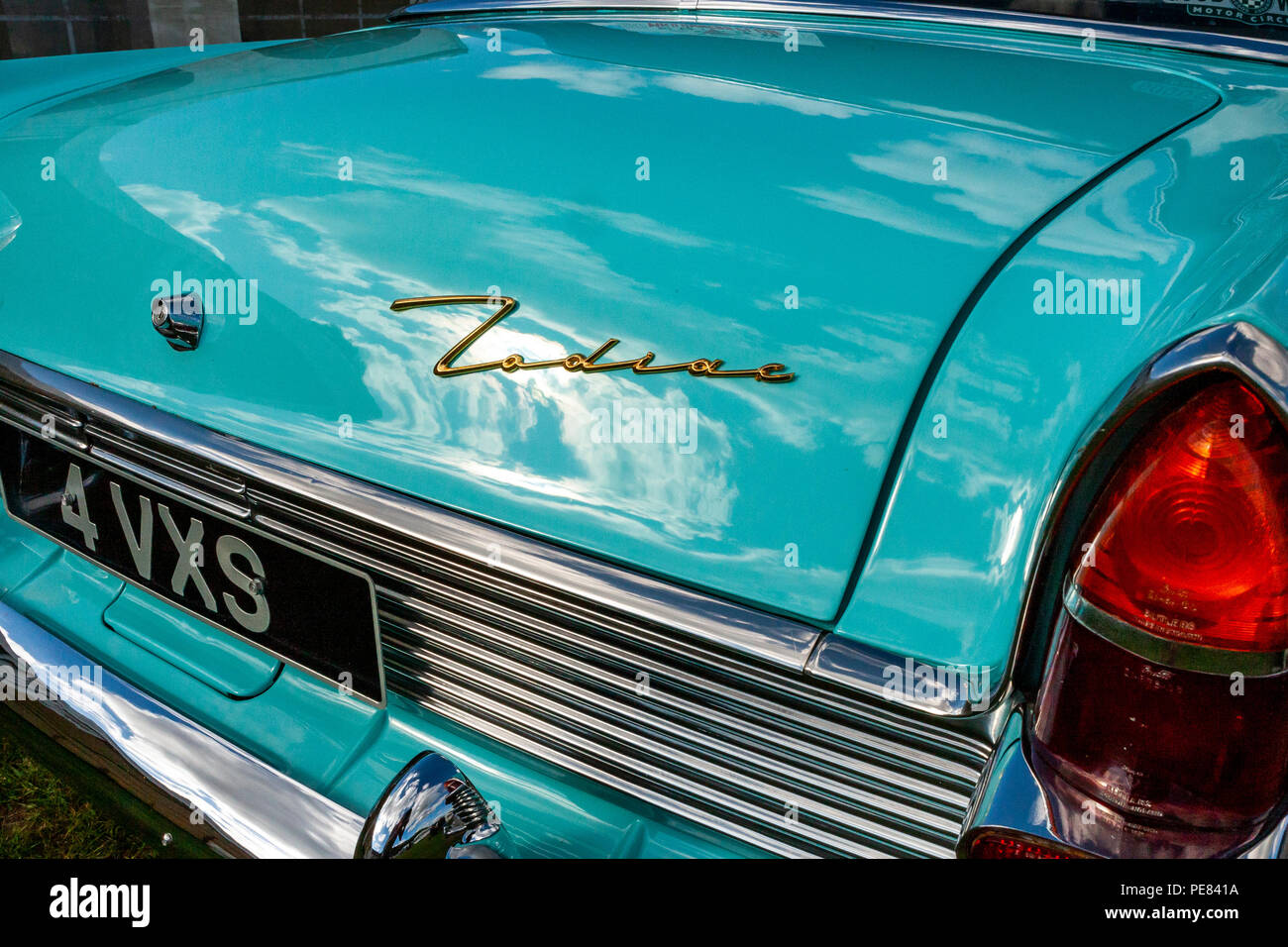 Ford Zodiac Mk 2 on show at a car show. Derbyshire Stock Photo Alamy