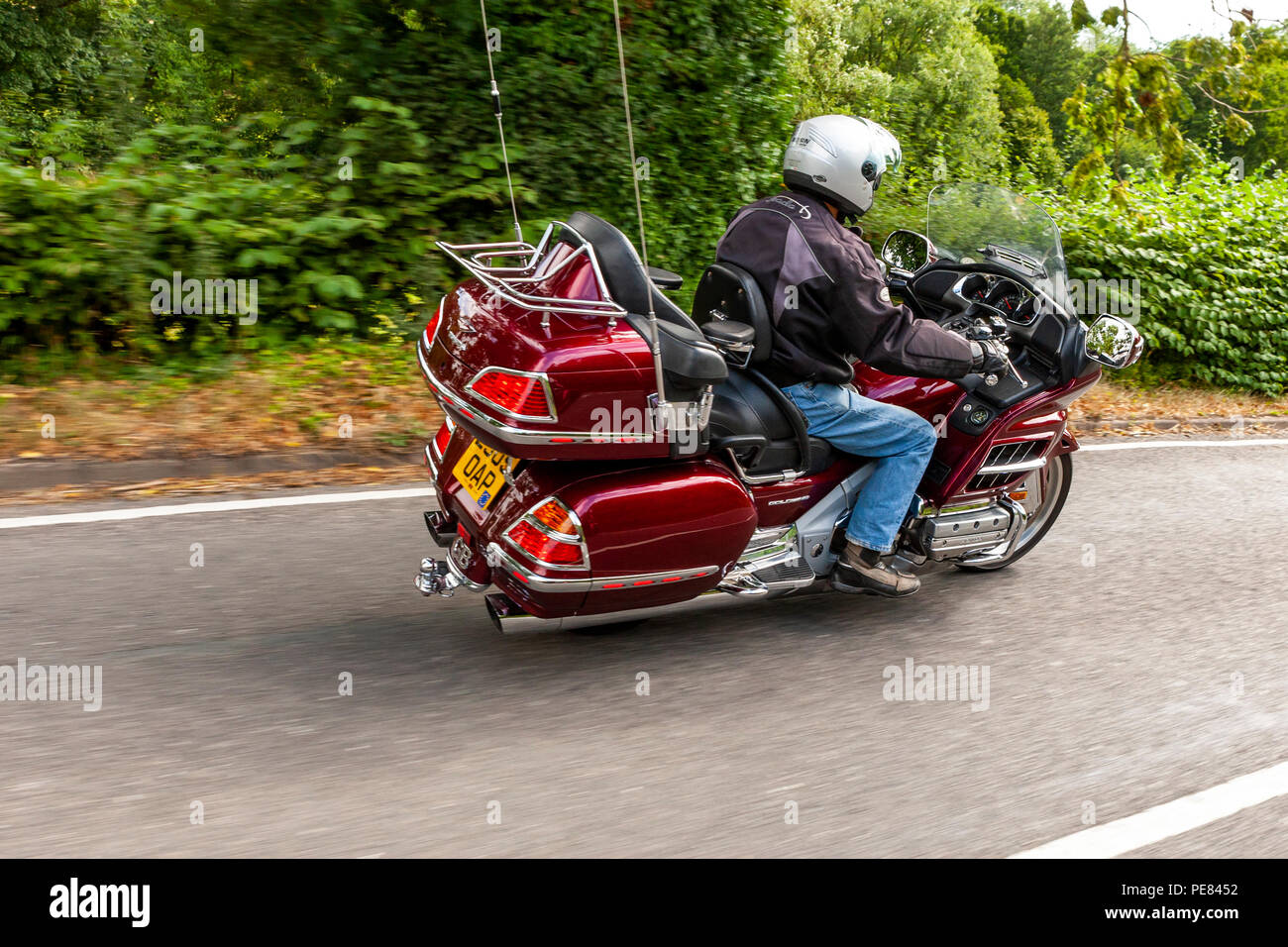 Honda Goldwing Owners Take To The Road In The Derbyshire Peak
