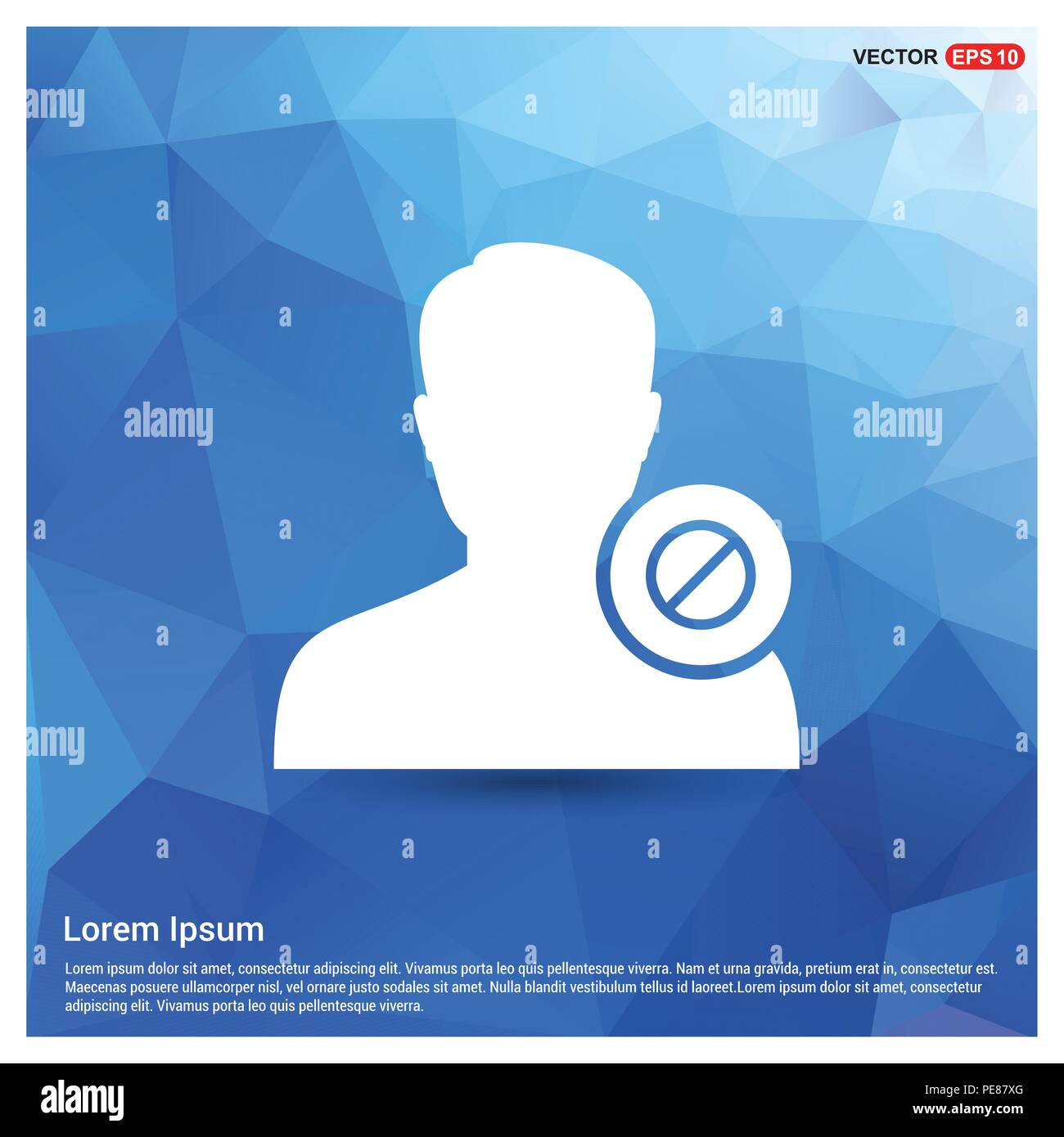 Block user icon. Free vector icon Stock Vector Image & Art Alamy