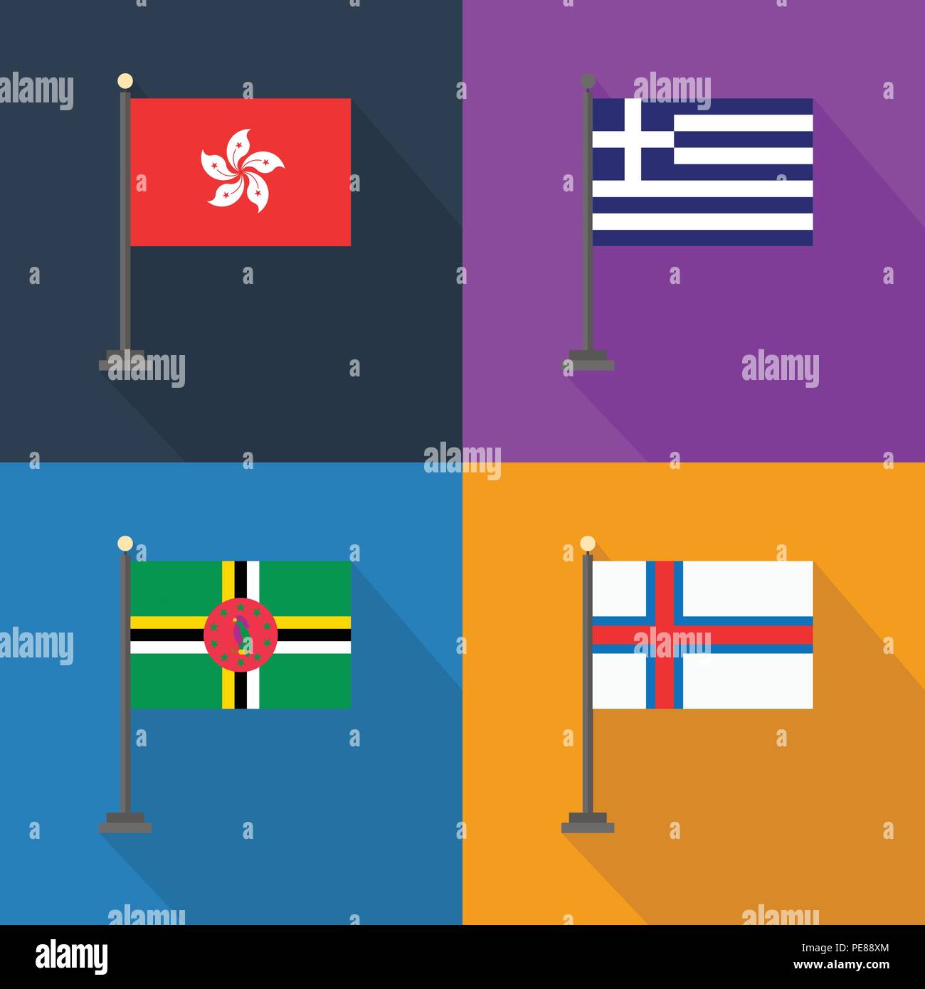 World country flags design vector Stock Vector Image & Art Alamy