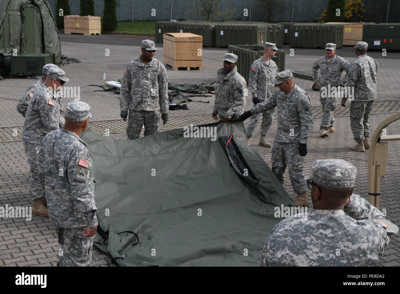 Command tent hi-res stock photography and images - Alamy