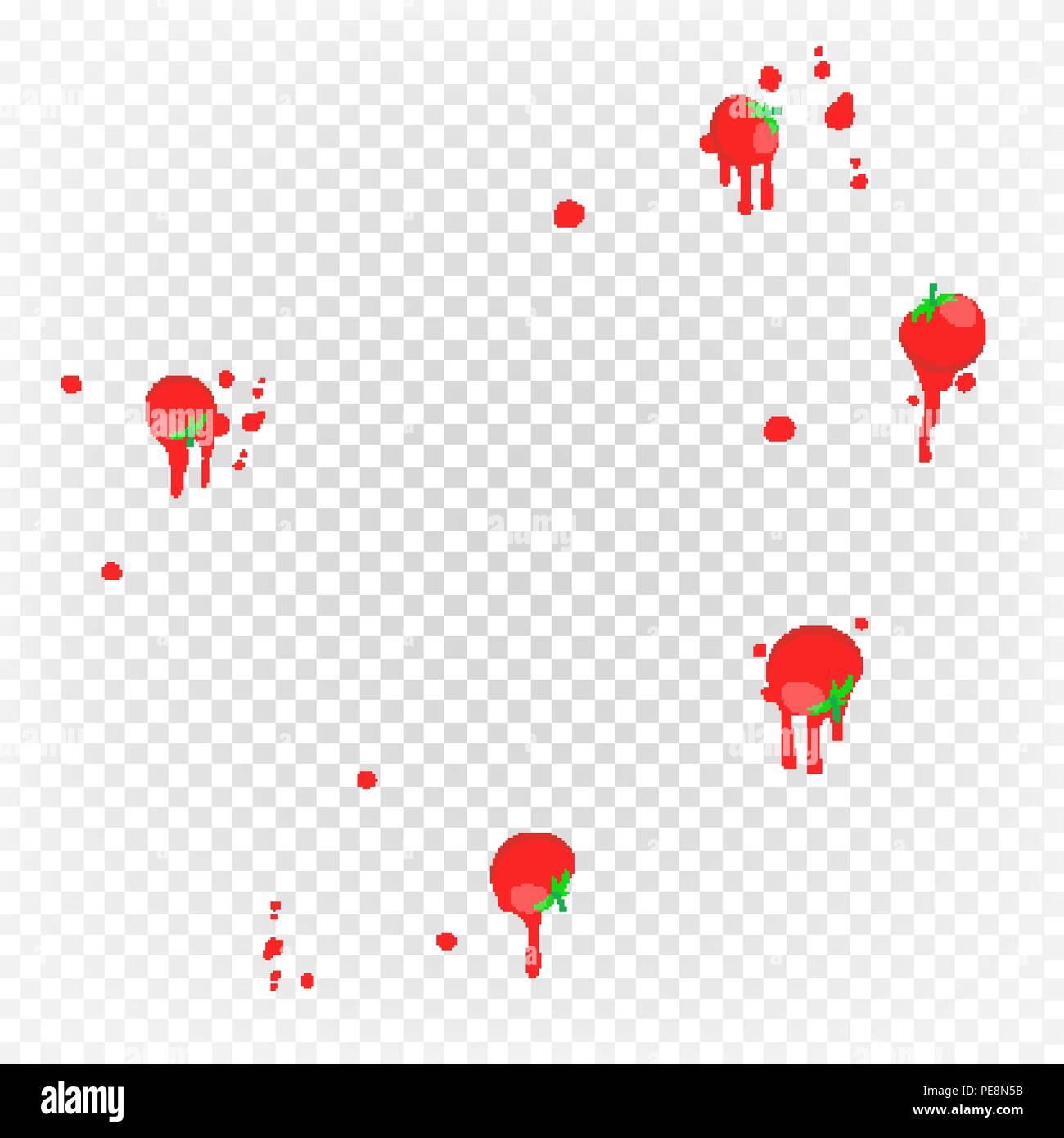 Throw Tomatoes Vector. Having Tomatoes From Crowd. Fail, Unsuccessful