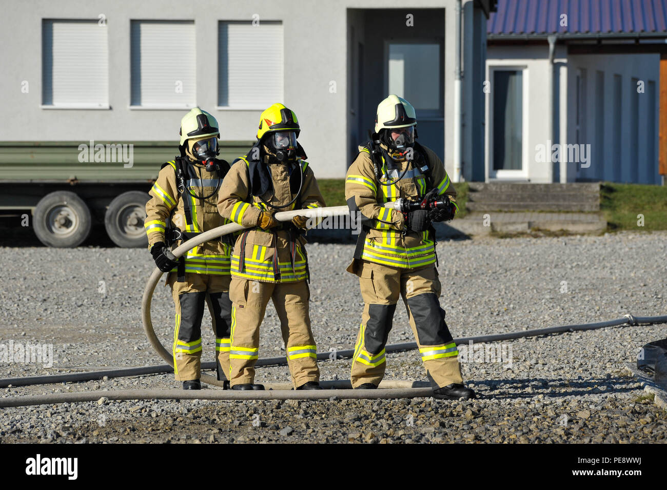 Urlas Base Civilian firefighters with U.S. Army Europe conducted annual ...
