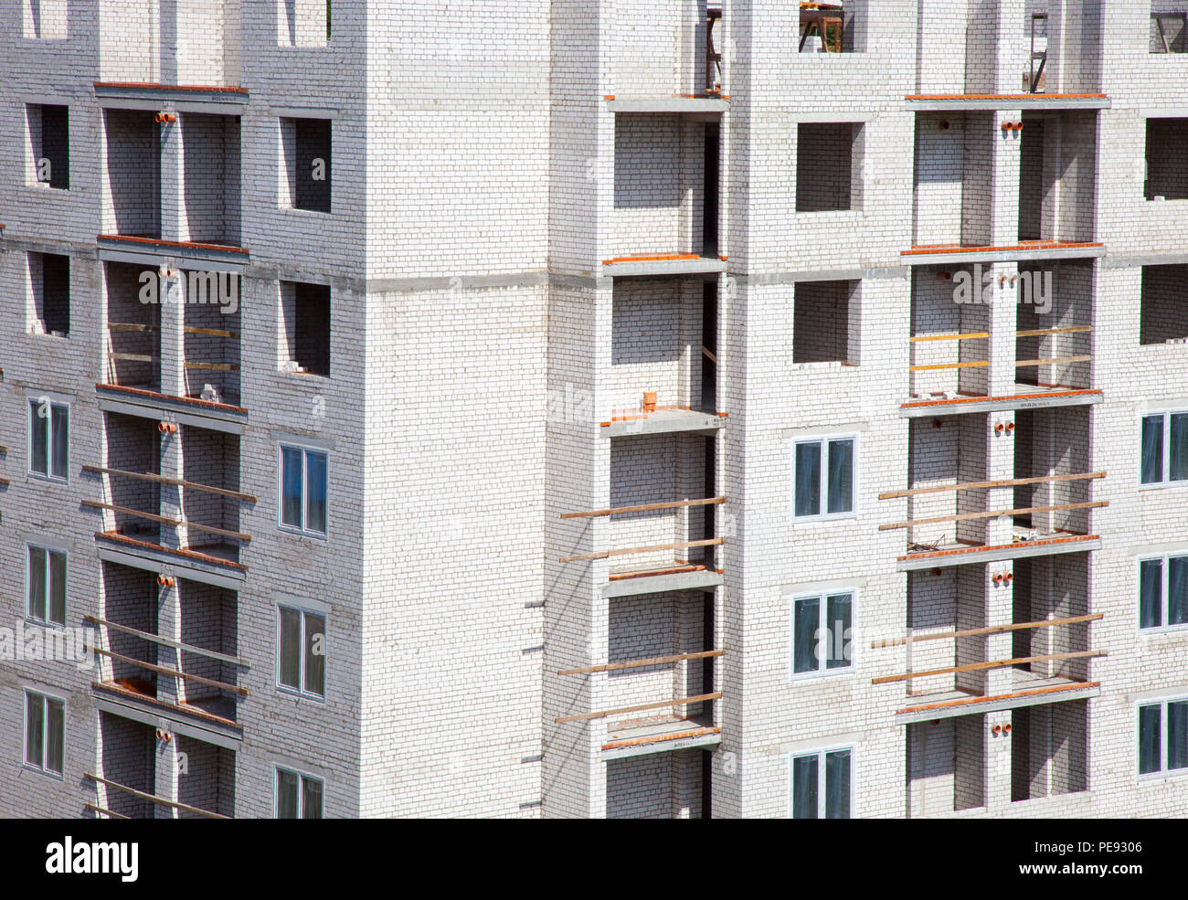 New apartment building under construction Stock Photo Alamy