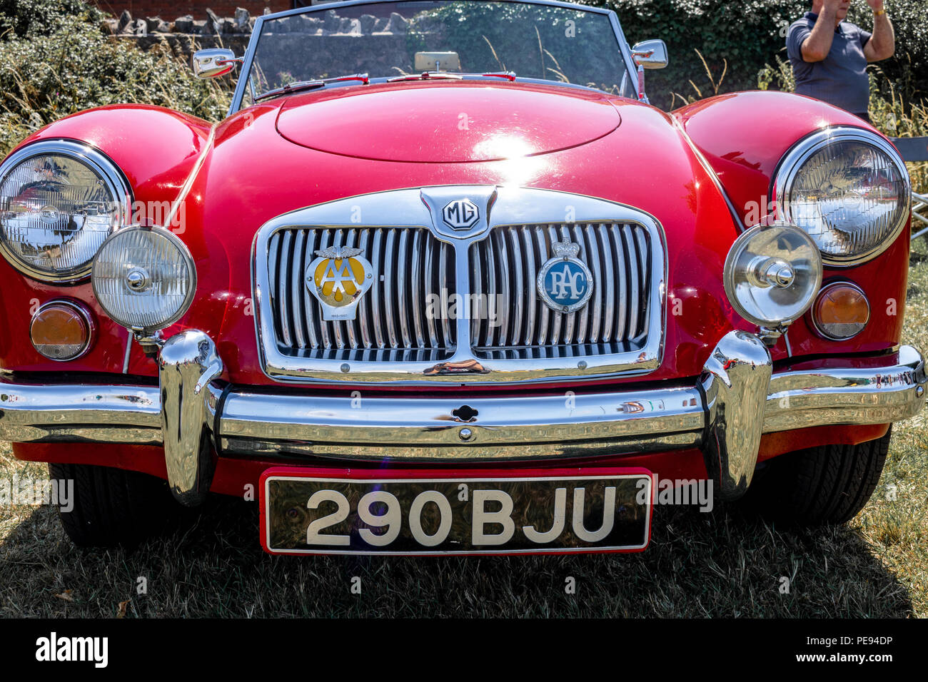classic car show porthcawl august 2012 Stock Photo Alamy