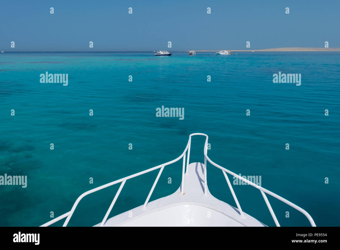 White yacht drifting in the waters of the Red Sea Stock Photo - Alamy