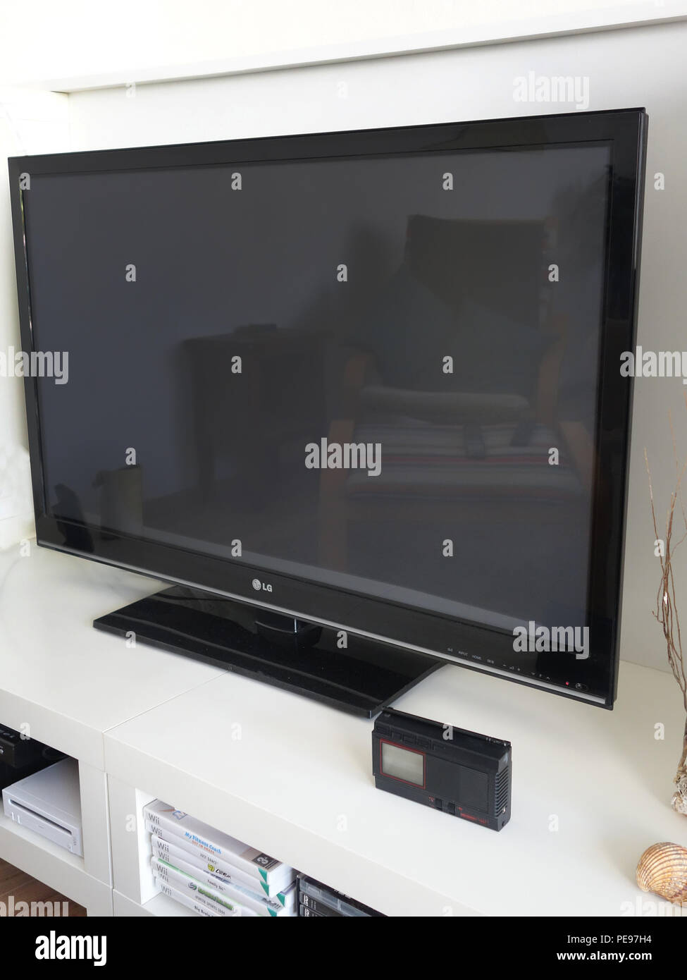 The Sinclair first handheld flatscreen pocketsized television Stock