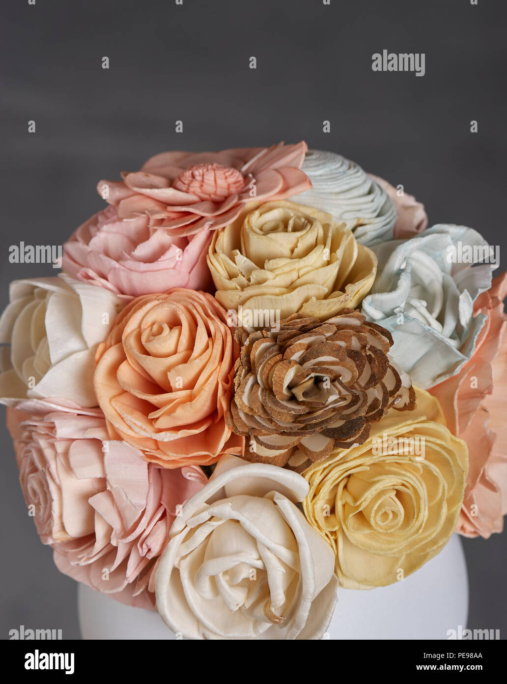 artificial flower arrangement (studio shots) Stock Photo