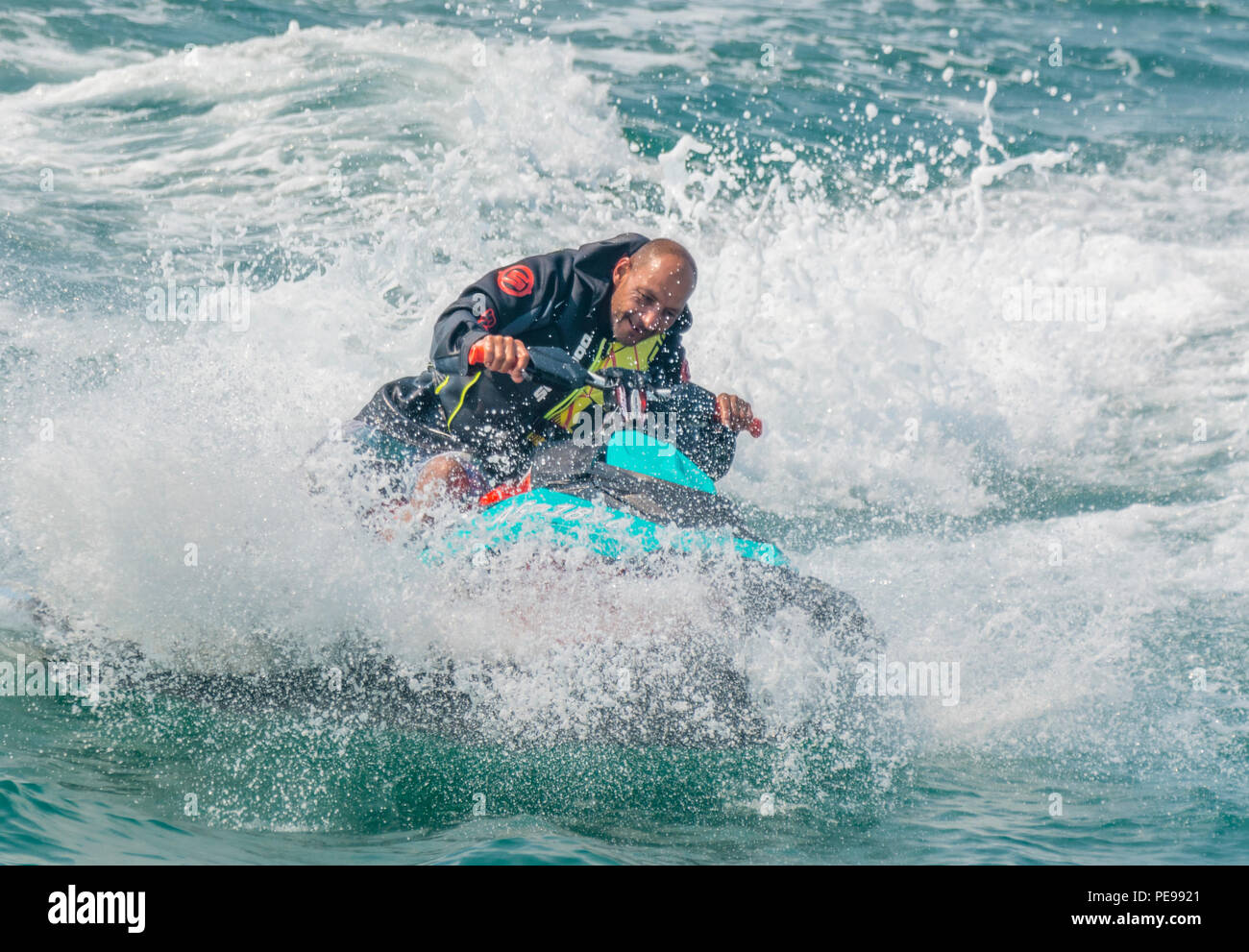 Jet ski at sea hires stock photography and images Alamy