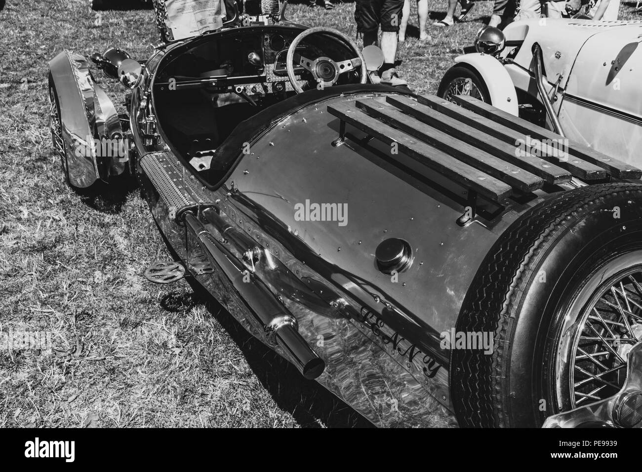 American car show Black and White Stock Photos & Images - Alamy