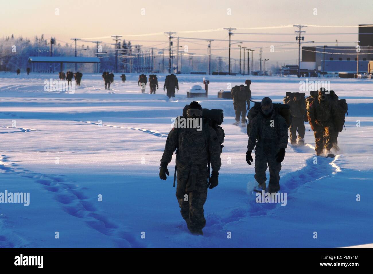 U.S. Army Alaska Aviation Task Force Soldiers assigned to Headquarters