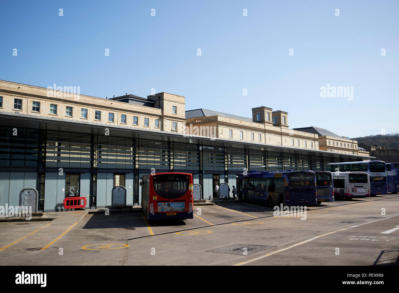bath bus station Bath England UK Stock Photo Alamy
