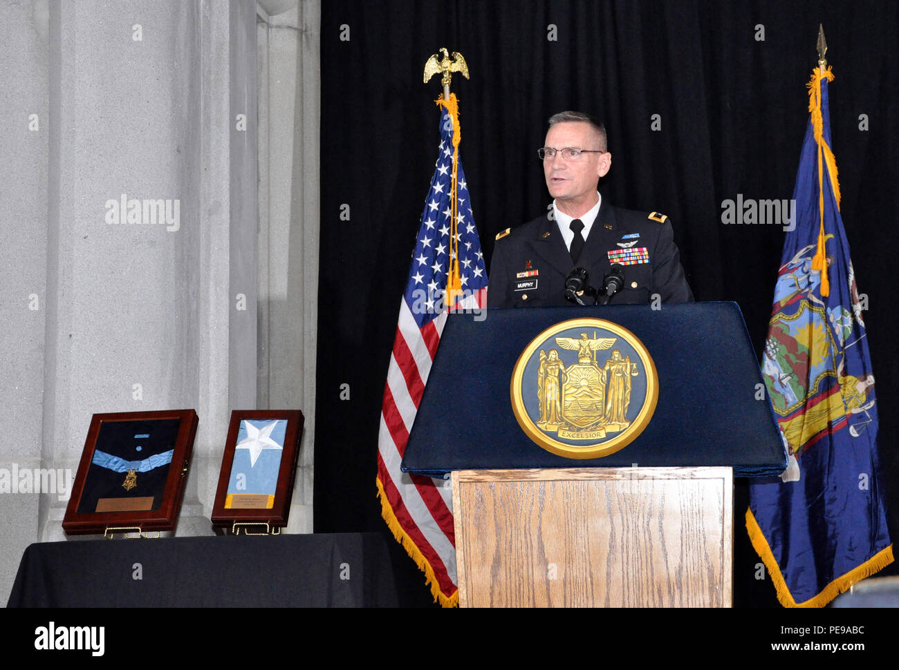 Maj. Gen. Patrick Murphy, the Adjutant General of New York,speaks