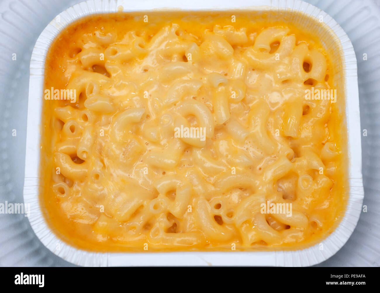 Amy's Kitchen macaroni cheese ready meal Stock Photo Alamy