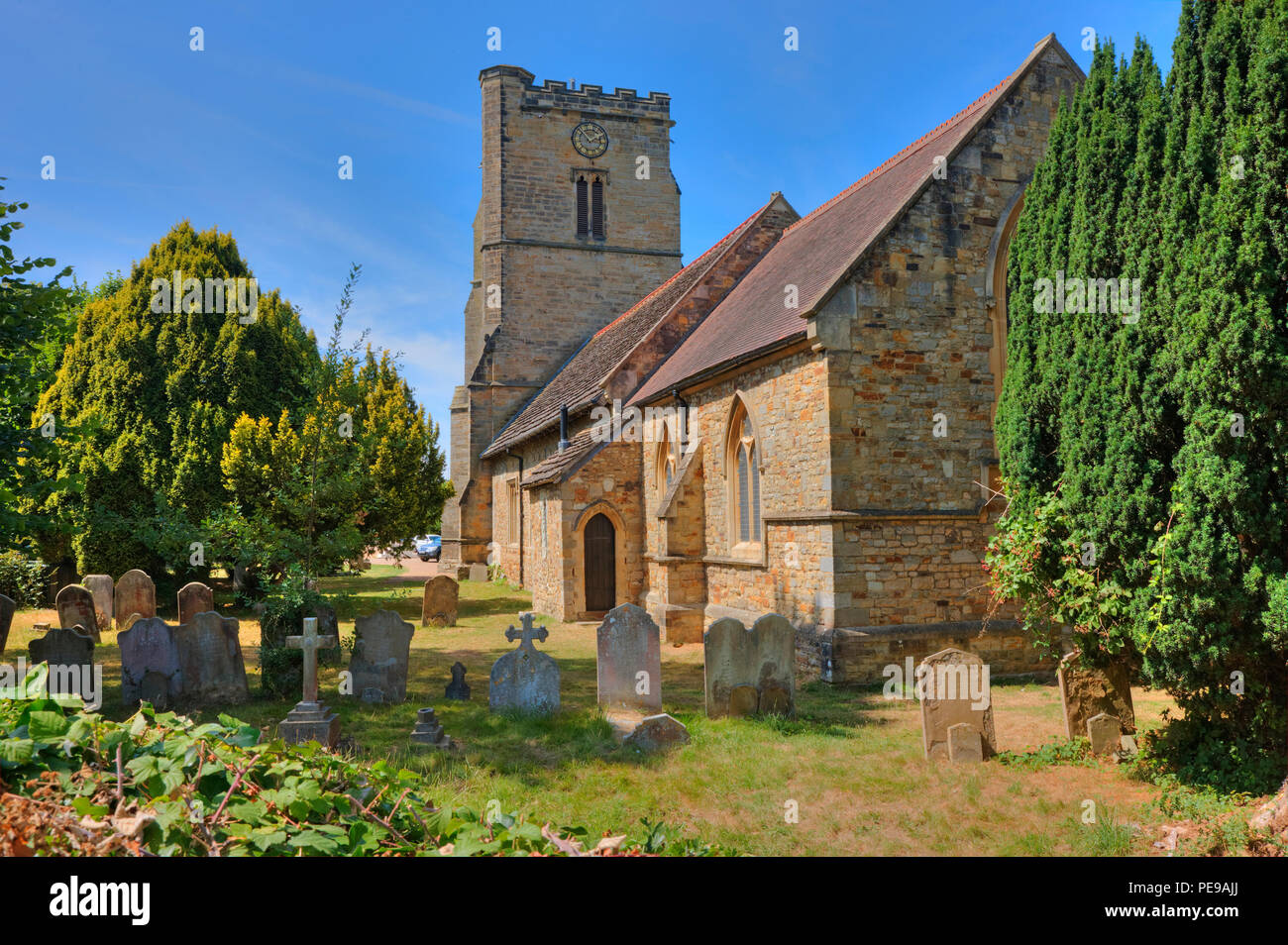 St Johns Church, Crawley, England. Stock Photo