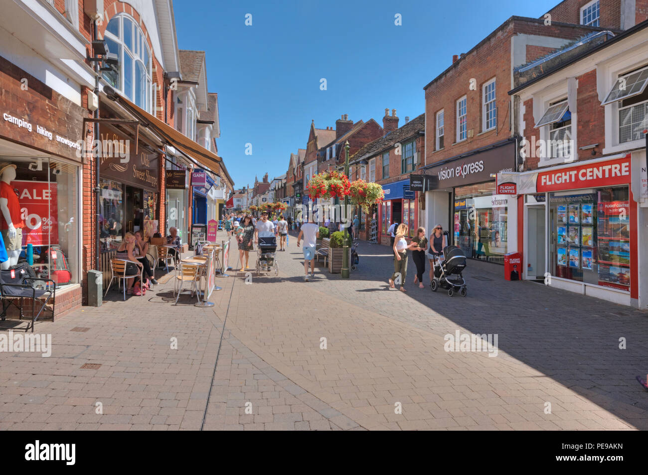 Town Centre, Horsham, Sussex Stock Photo