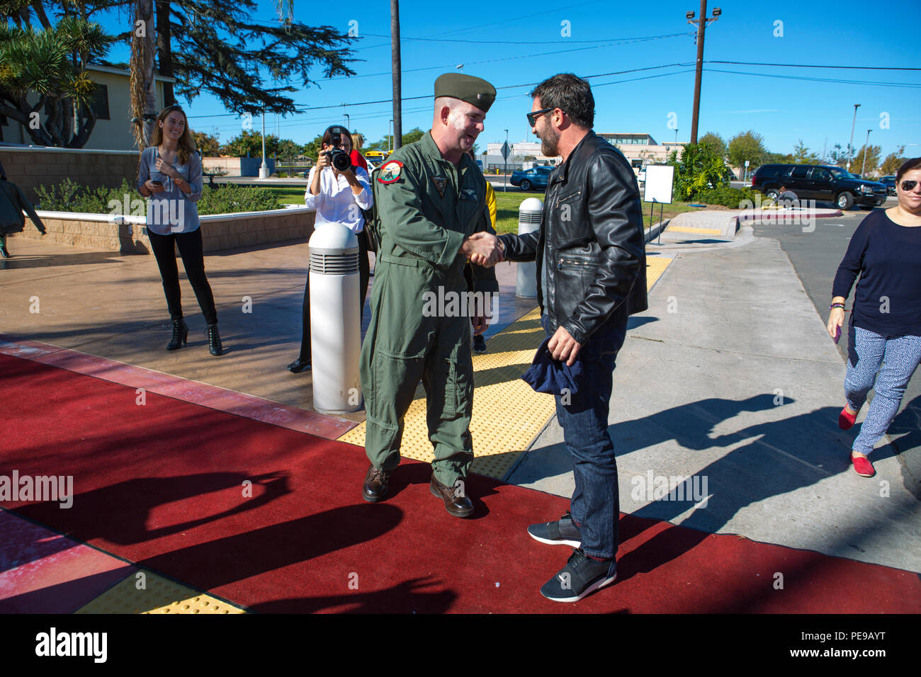 Lt. Col. Mitchell Criger, commanding officer of Headquarters and