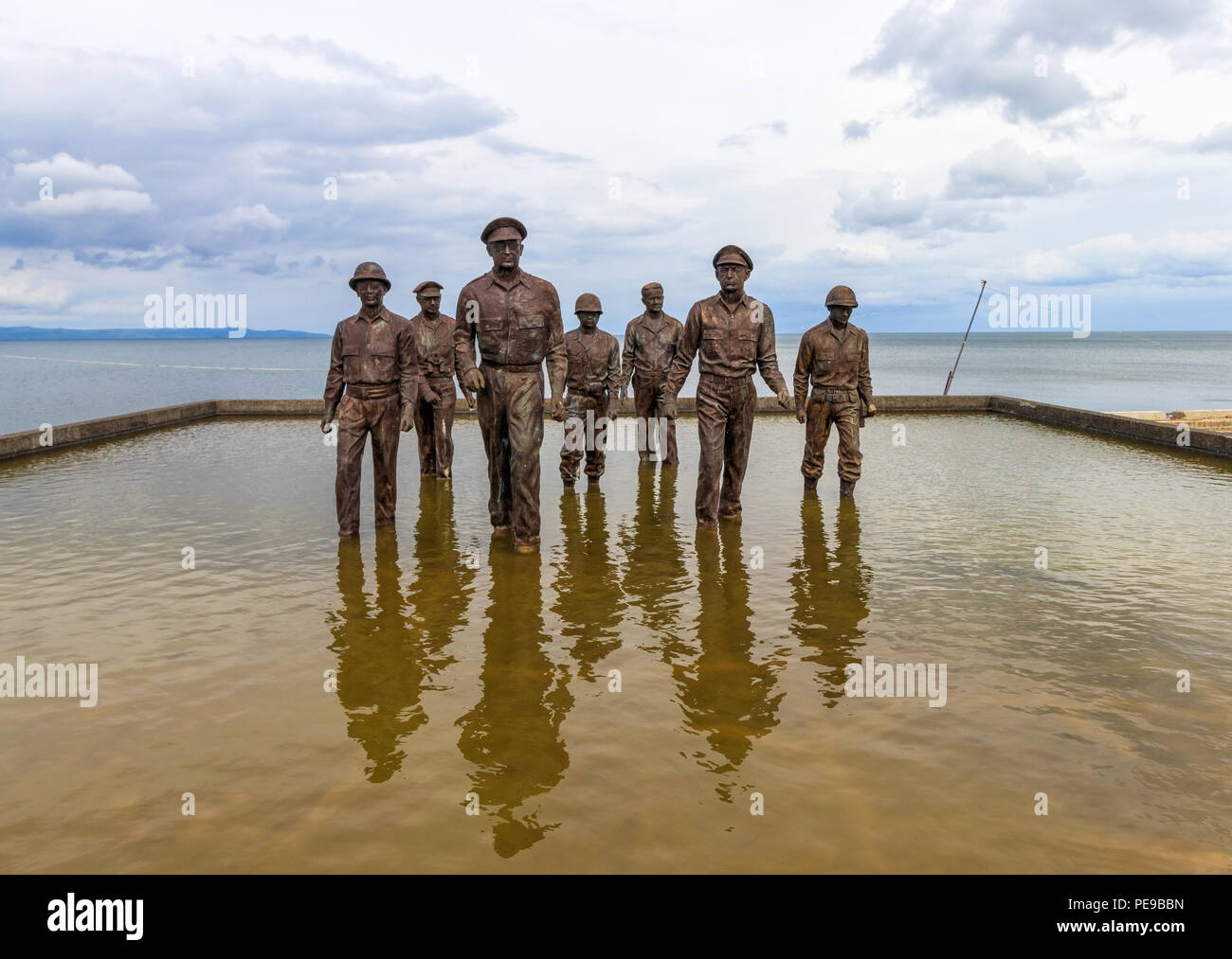 Palo, Leyte, Philippines June 06, 2018 MacArthur Landing Memorial National Park In The
