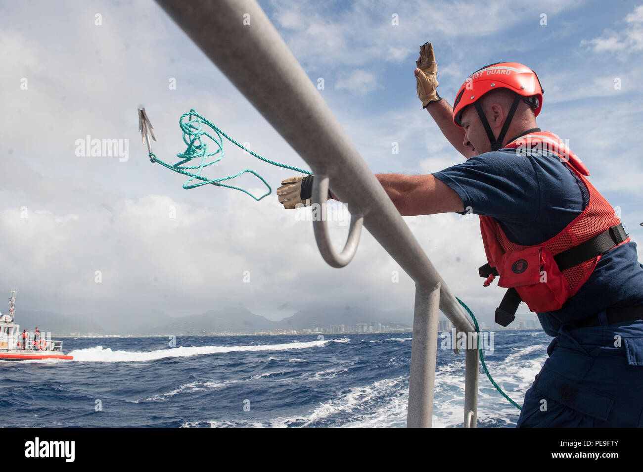 U.S. Coast Guard Boatswain's Mate 1st Class Jamie Guy, Station Honolulu